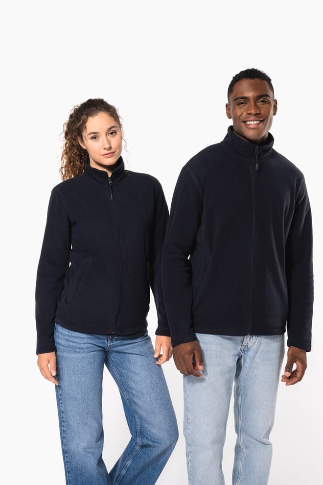 Full zip microfleece jacket