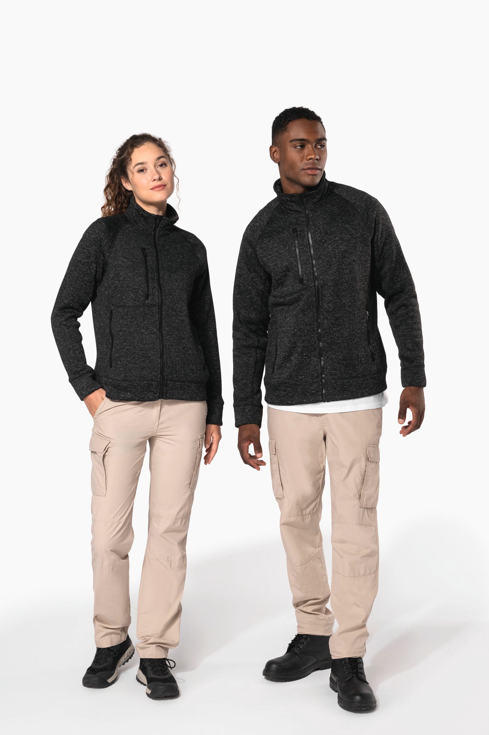 Veste zippée chinée femme - Image 13