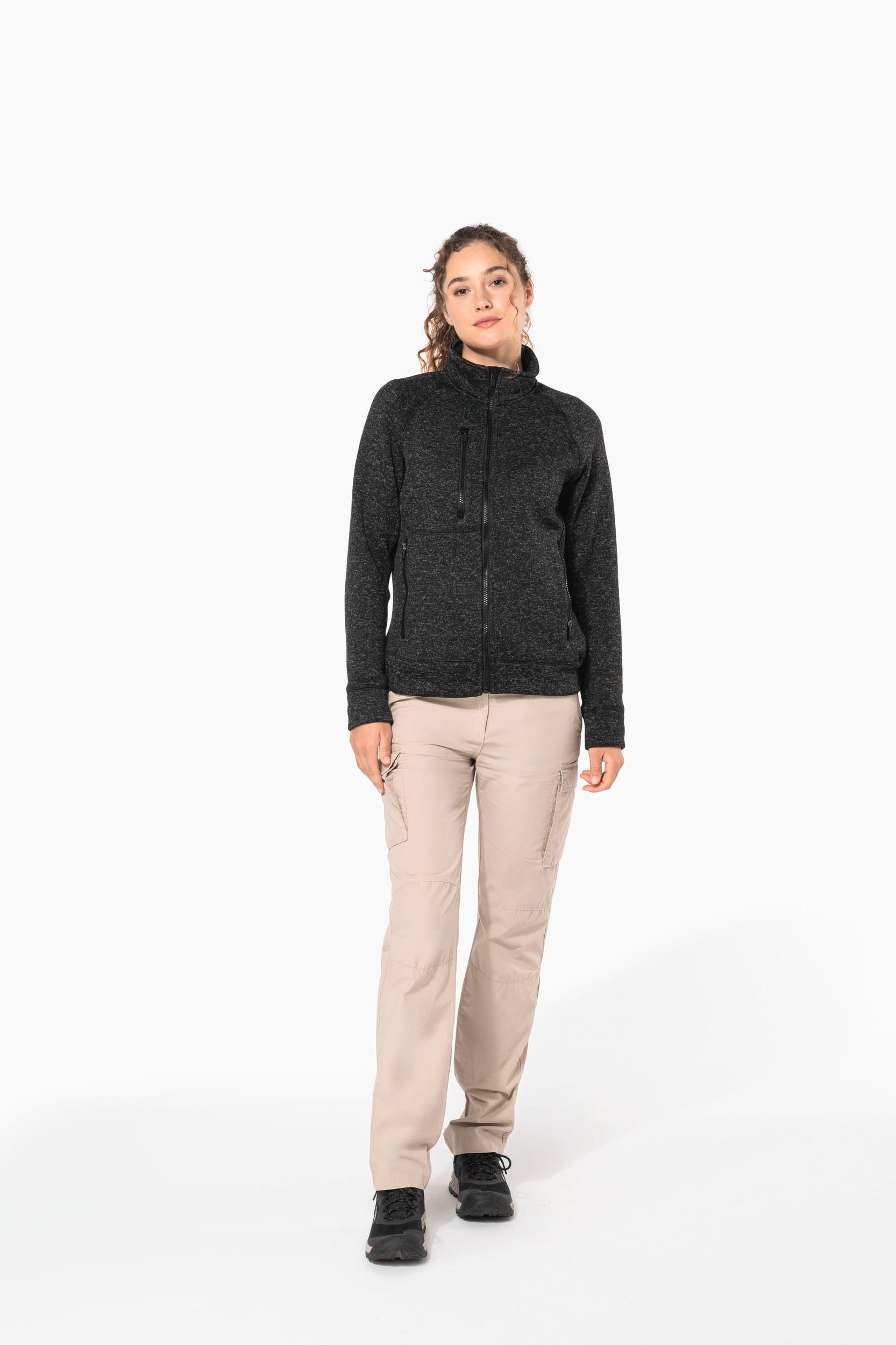 Veste zippée chinée femme - Image 12