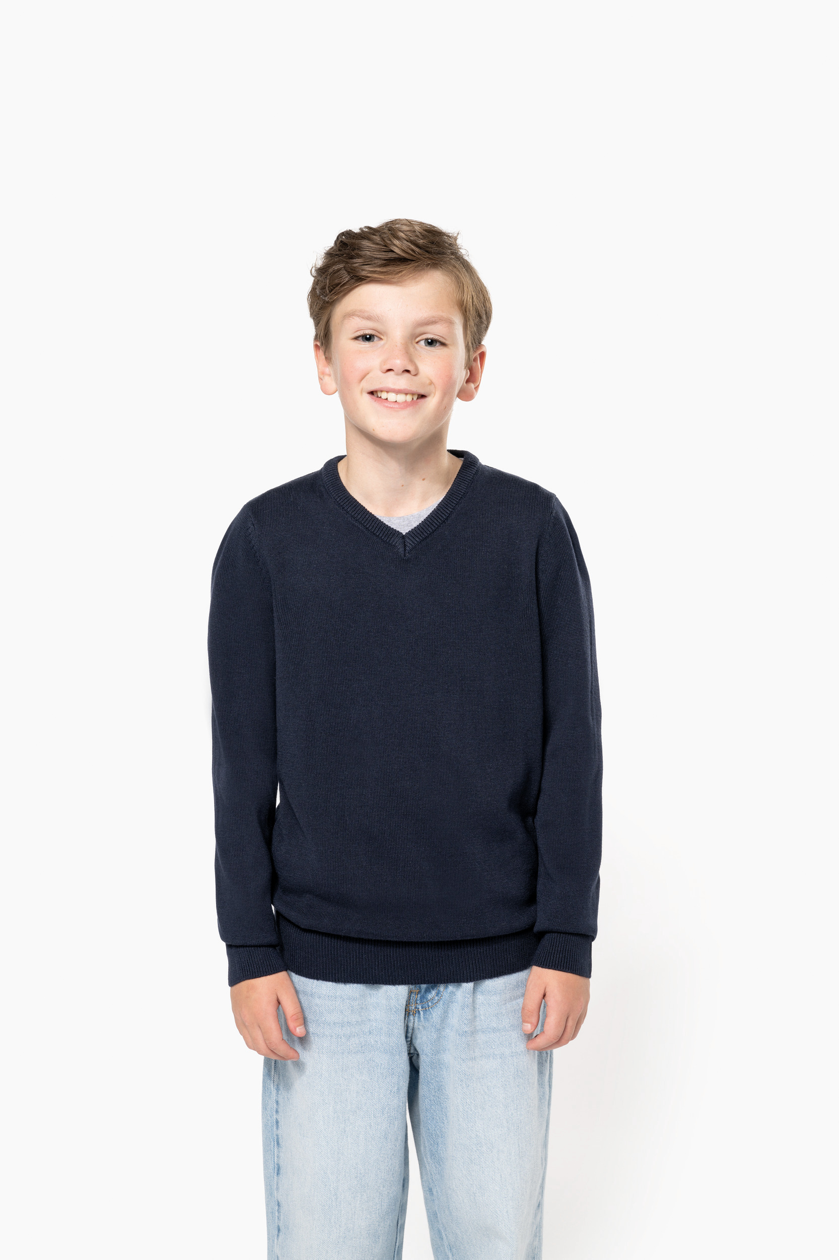 Trui met V-hals kind