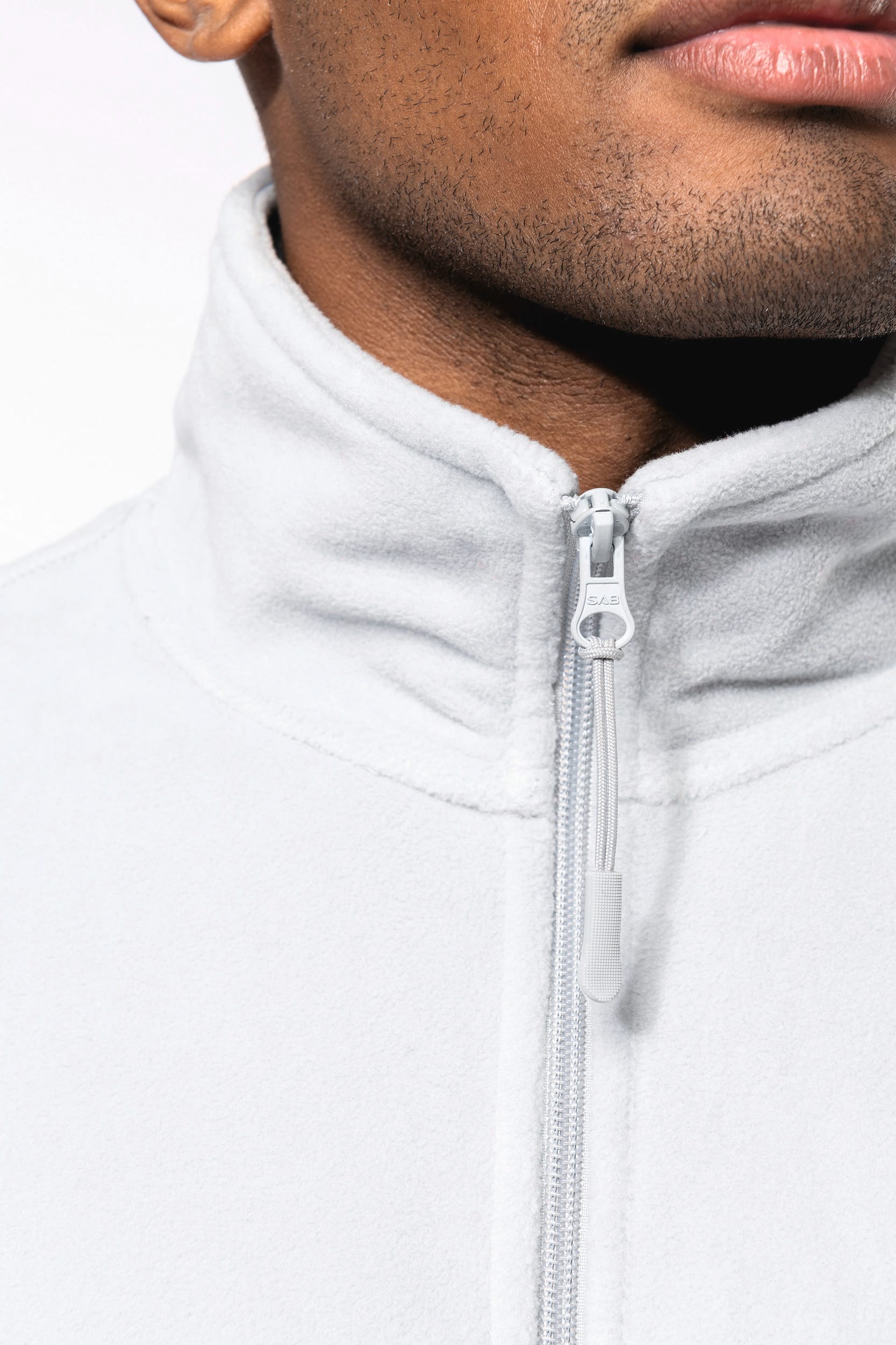 Veste micropolaire zippée homme