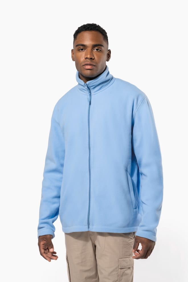 Microfleece met rits heren