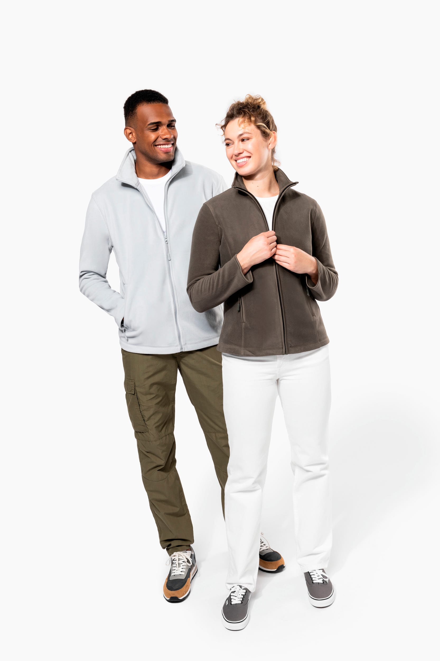 Veste micropolaire zippée homme
