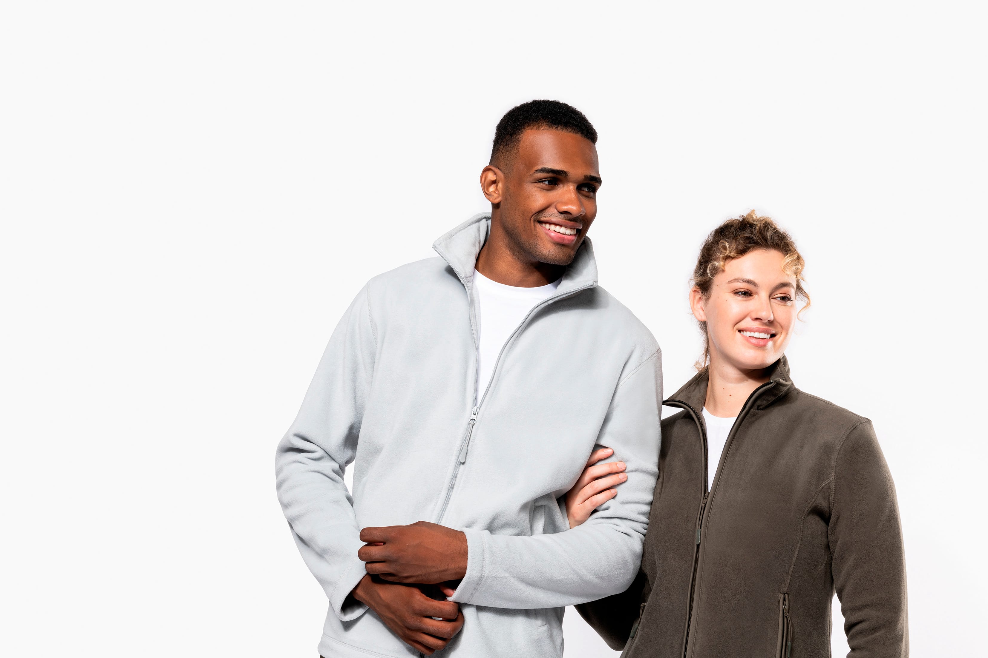 Veste micropolaire zippée homme
