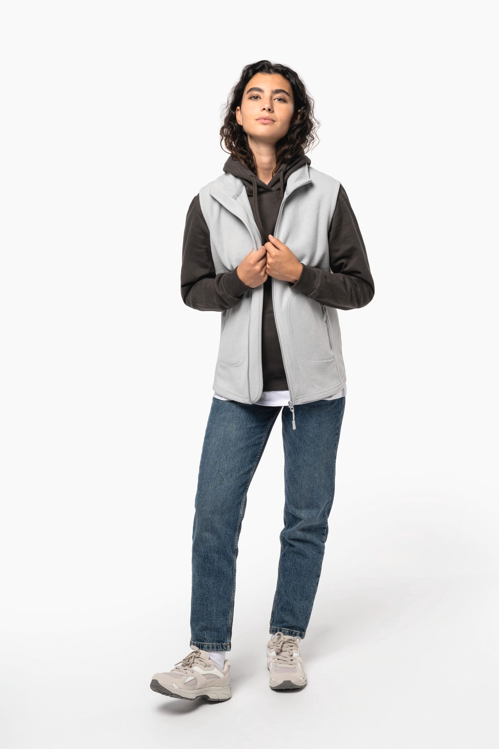 Colete micropolar eco-responsável unissexo