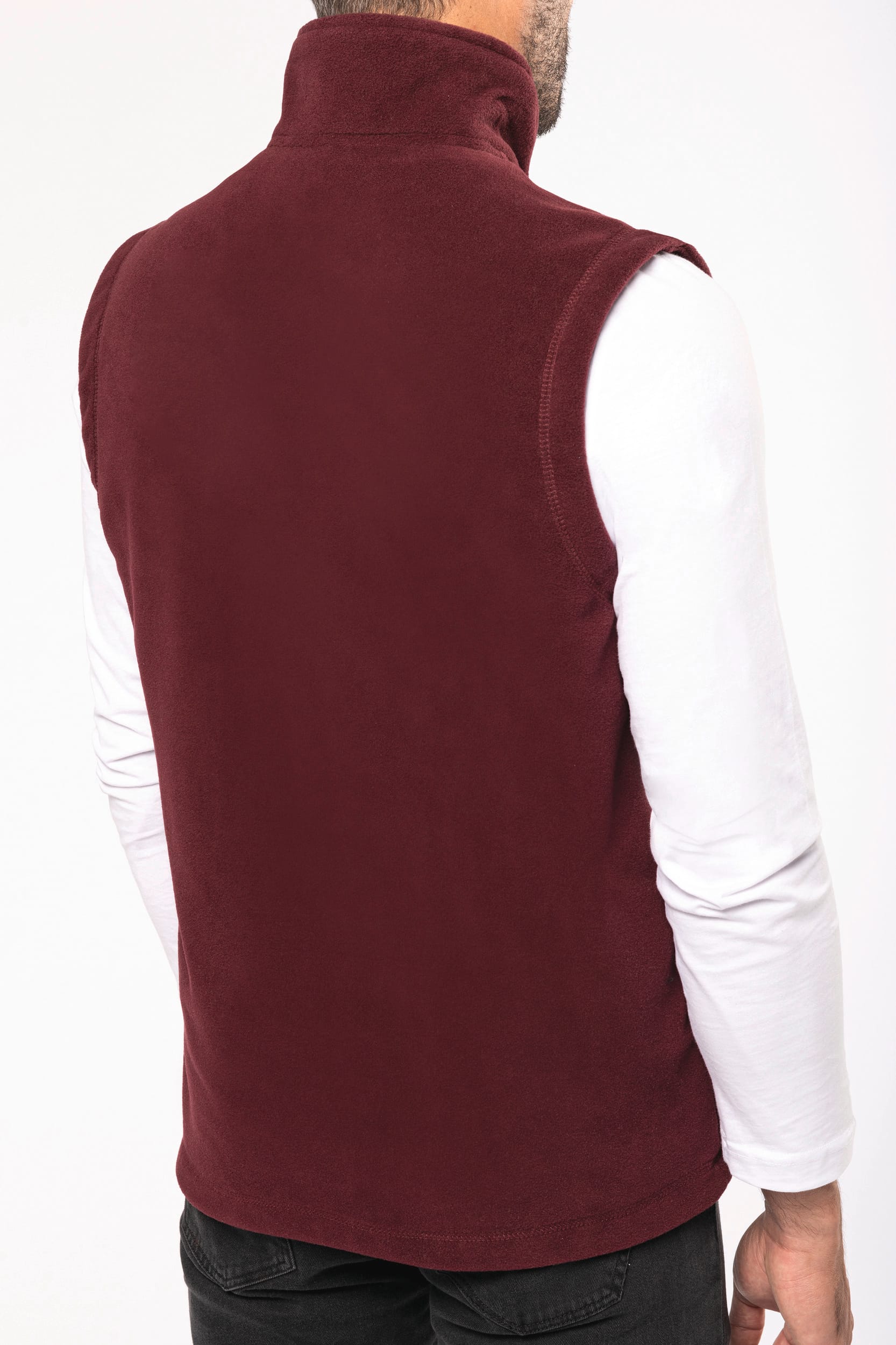 Bodywarmer micropolaire homme