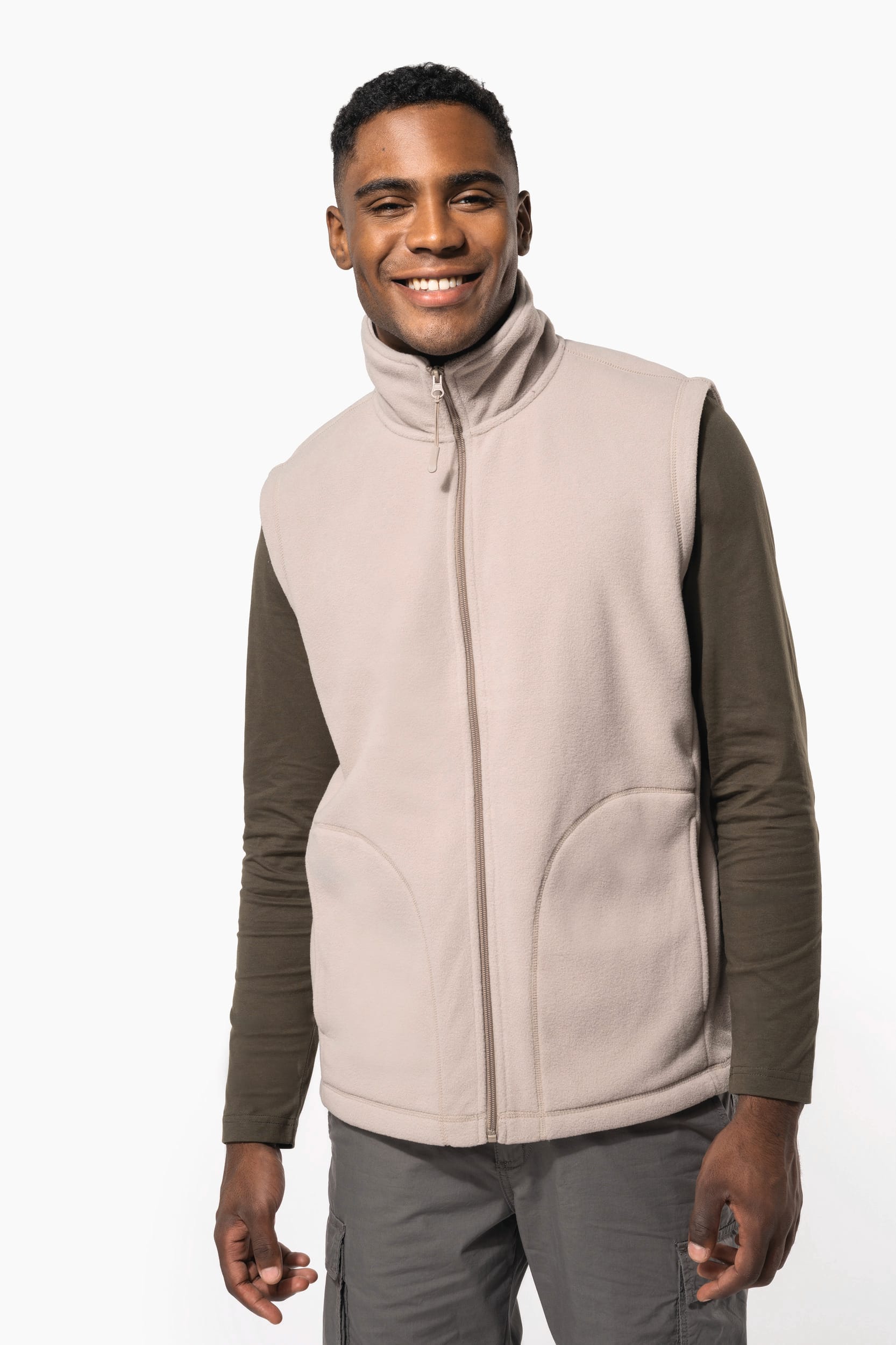 Luca > Men's microfleece gilet