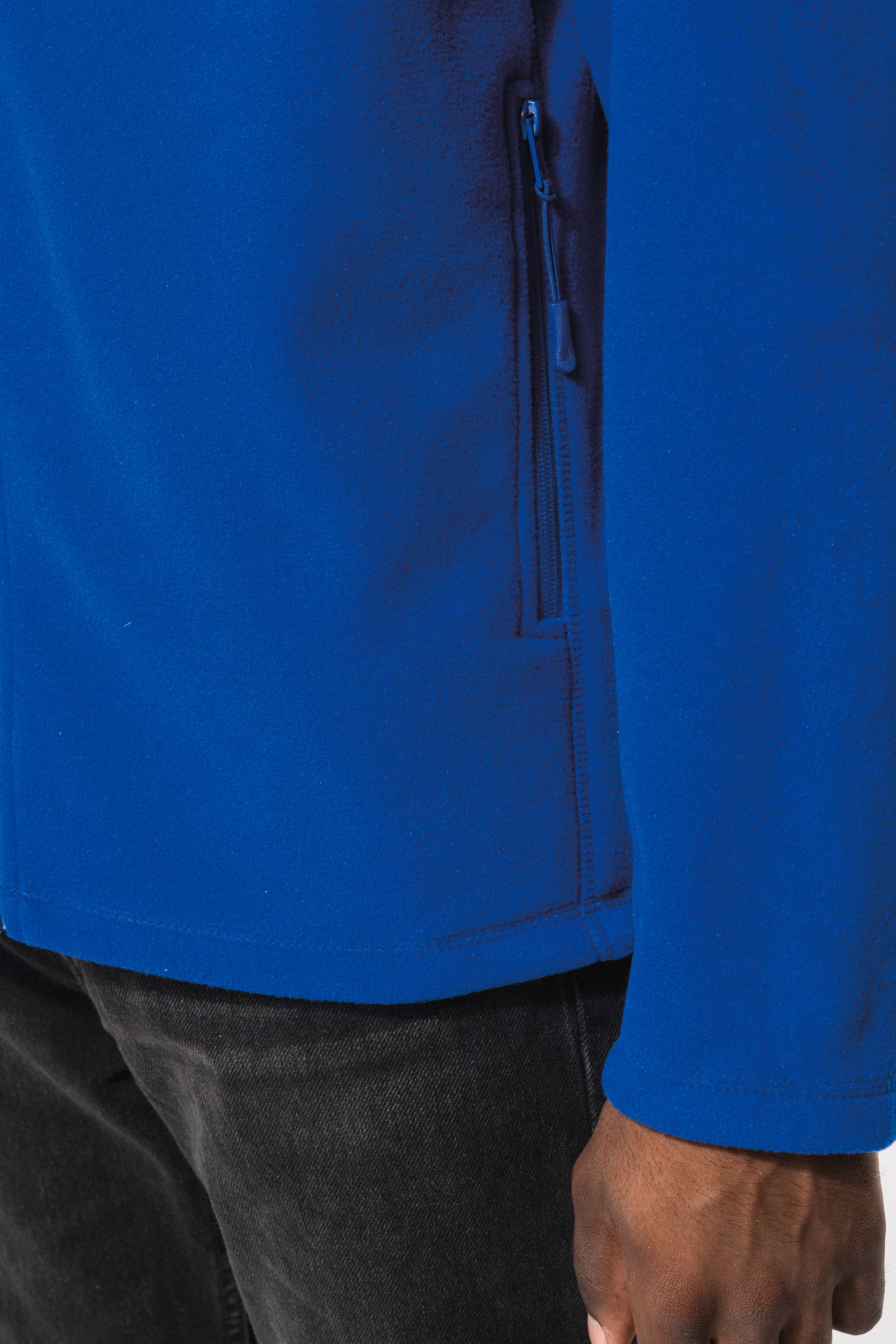 Veste micropolaire zippée manches raglan homme - Image 5