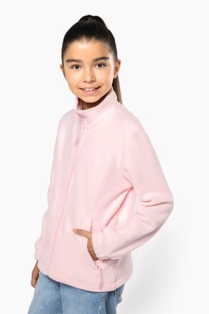 Microfleece met rits kind