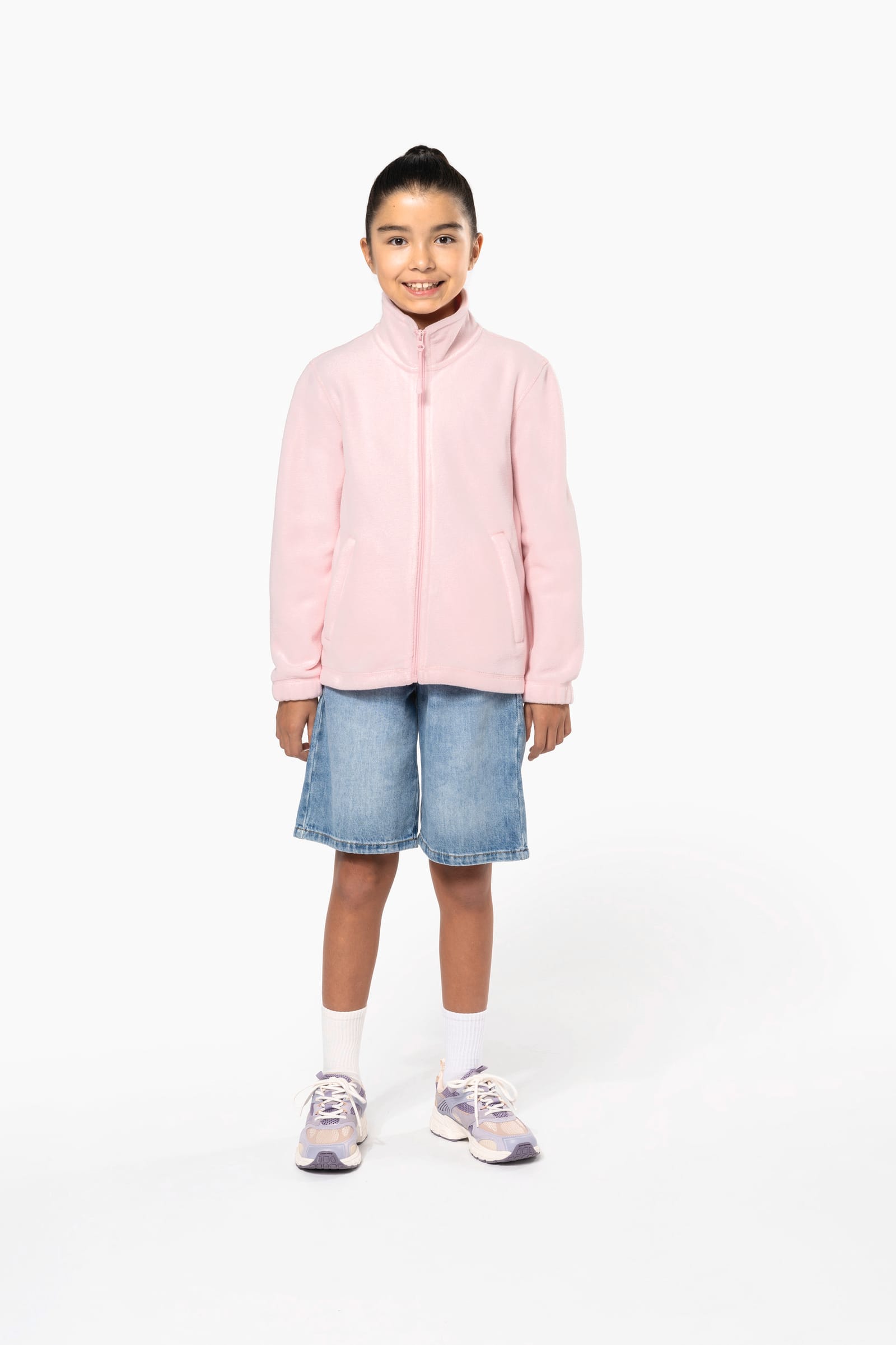 Microfleece met rits kind