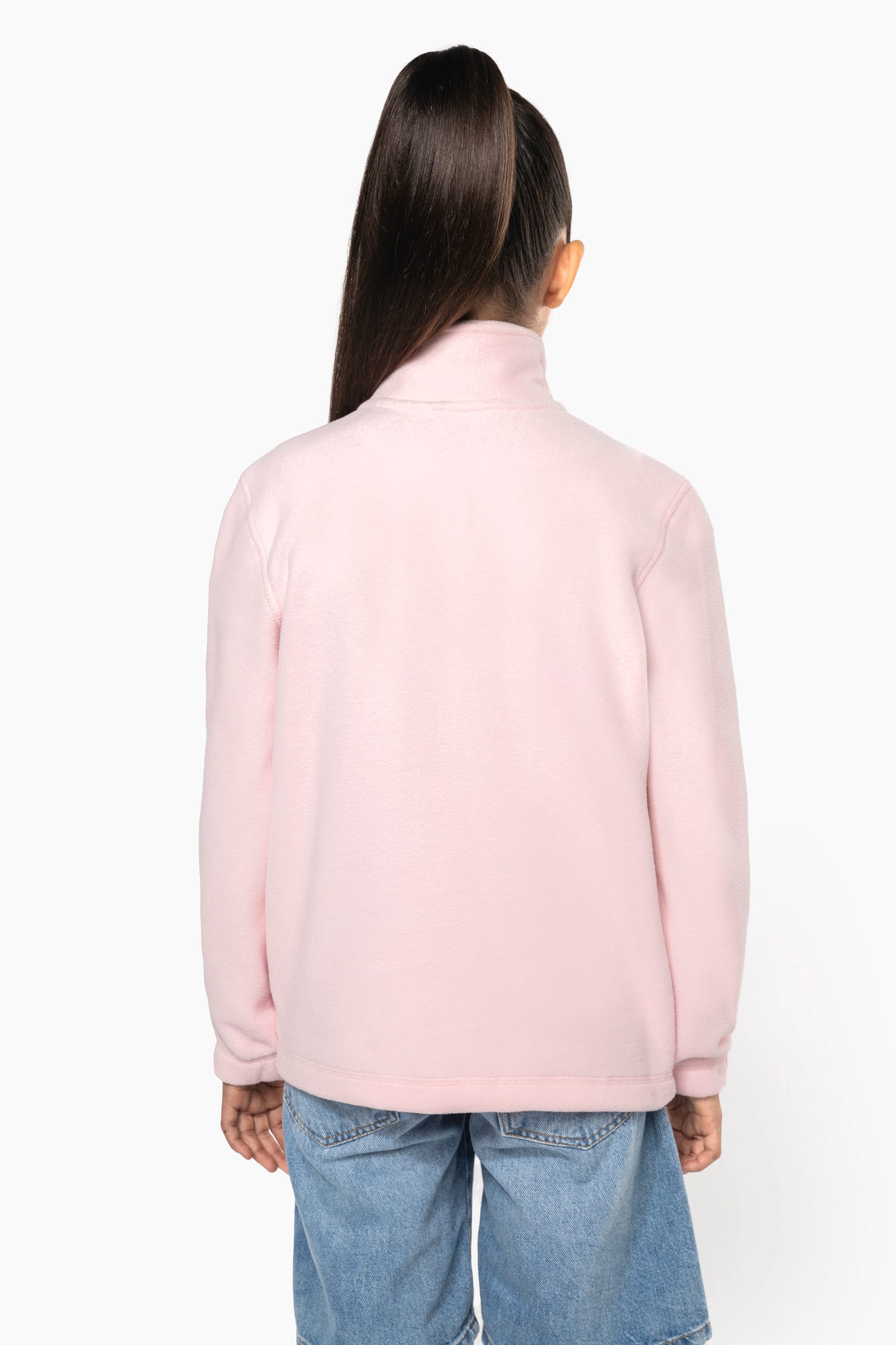 Microfleece met rits kind