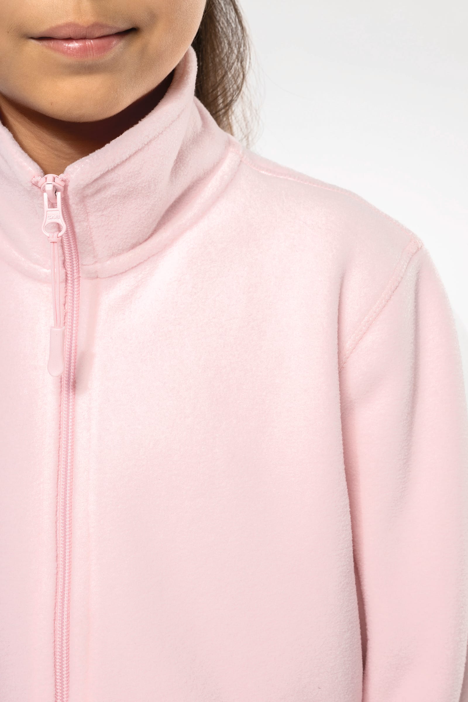Microfleece met rits kind