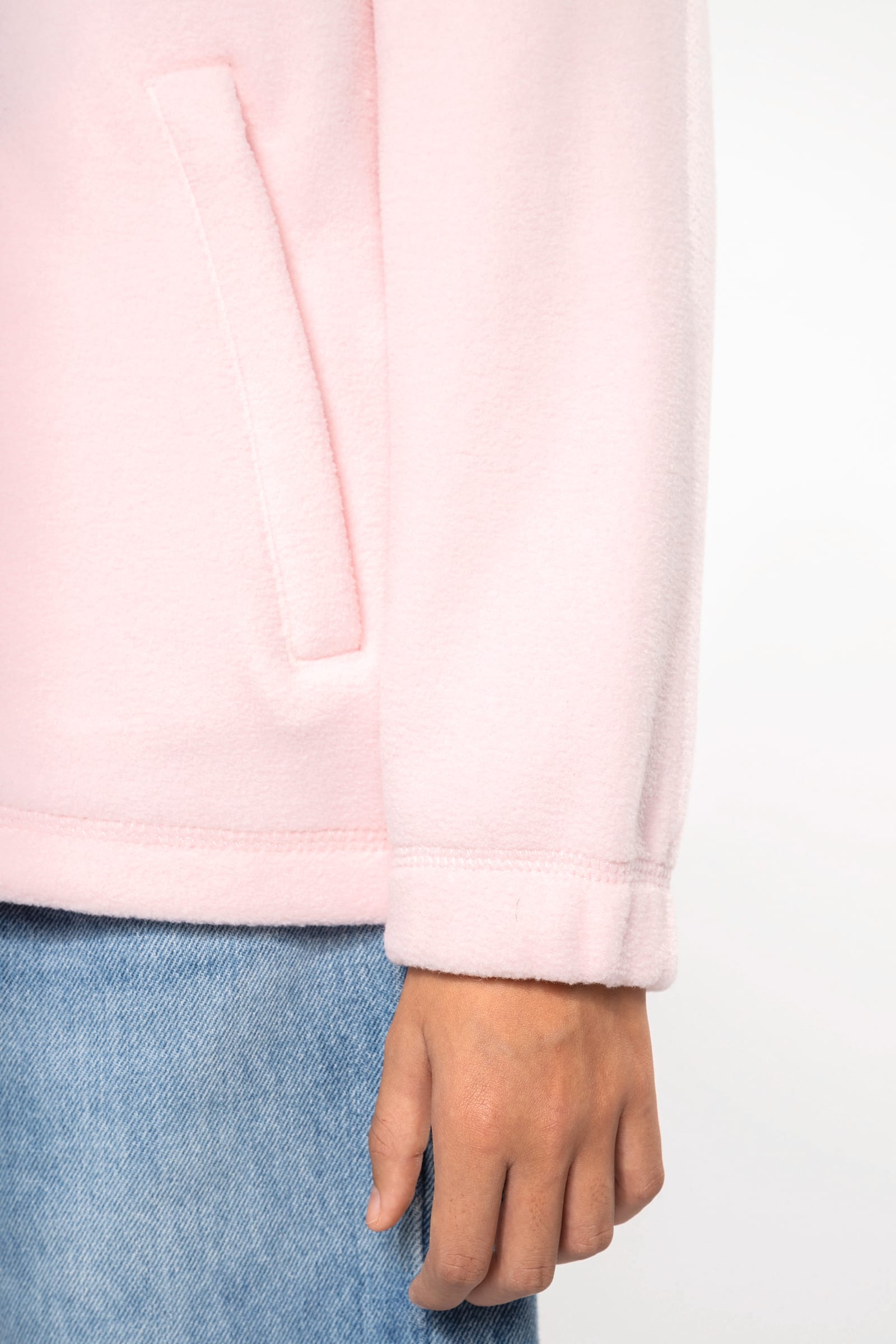 Microfleece met rits kind