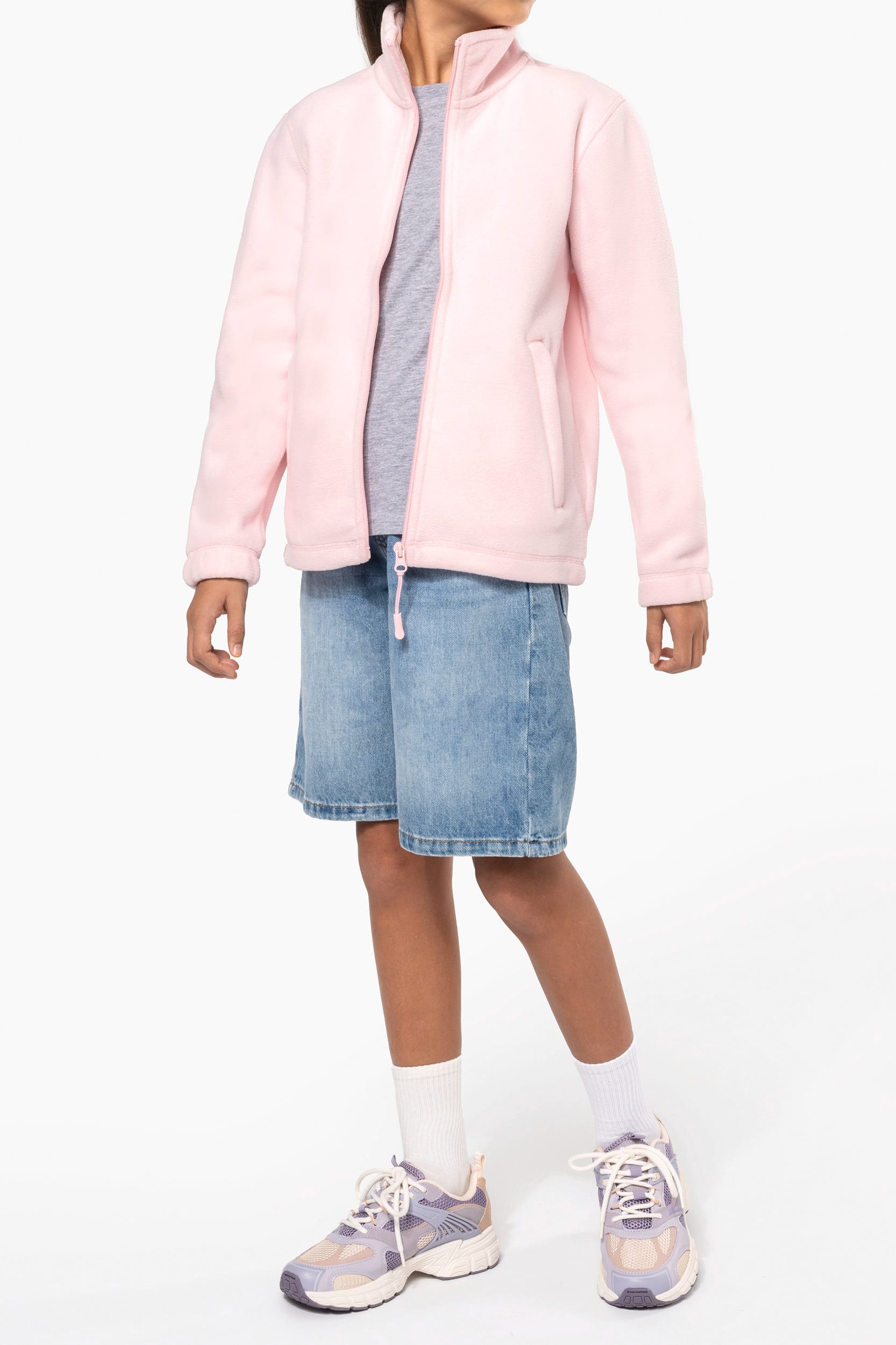 Veste micropolaire zippée enfant