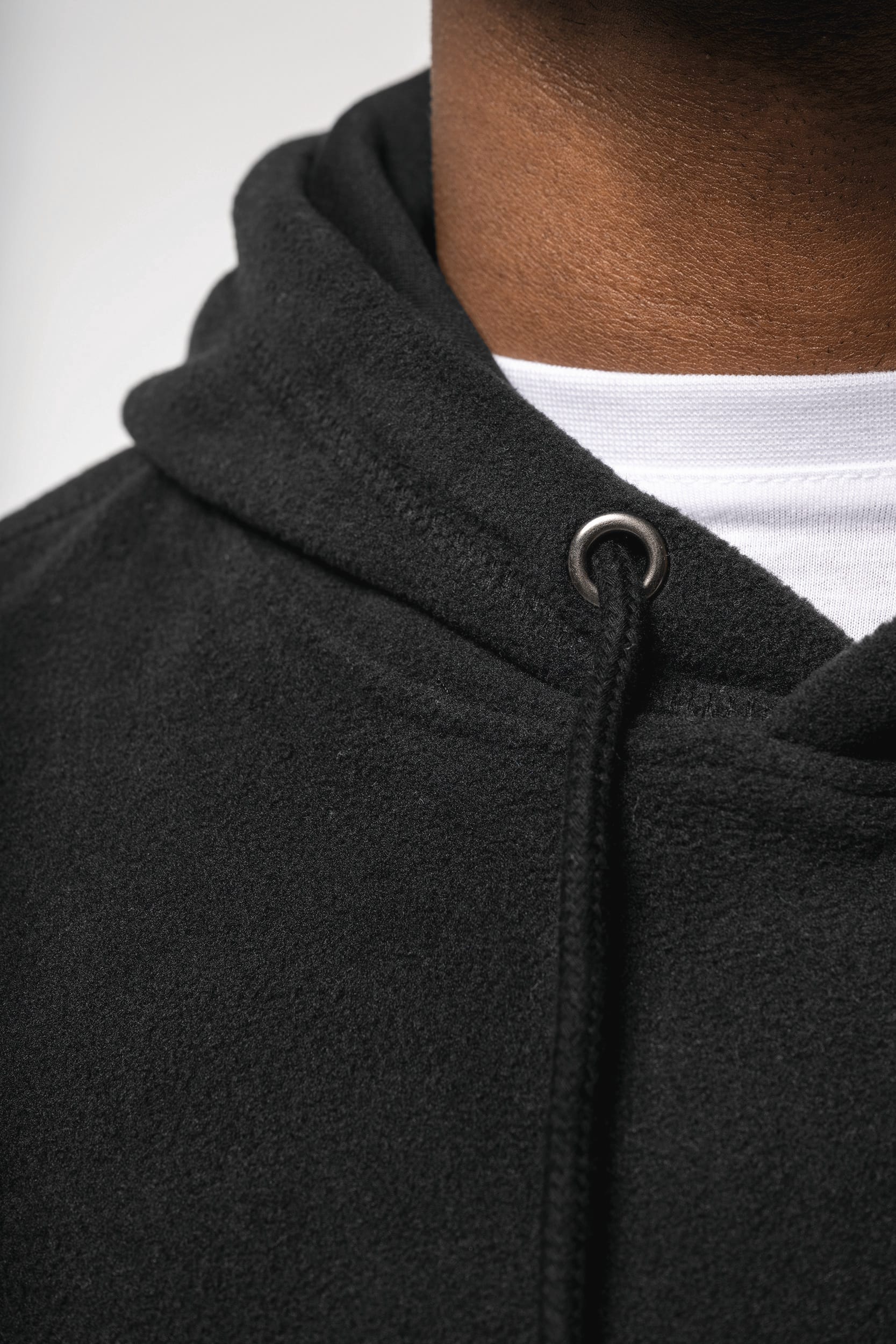 Sweatshirt com capuz oversize em polar reciclado unissexo