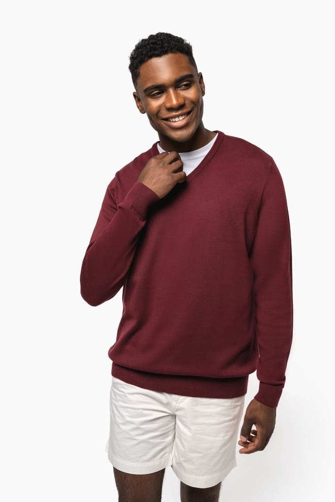 Maglione uomo scollo a V
