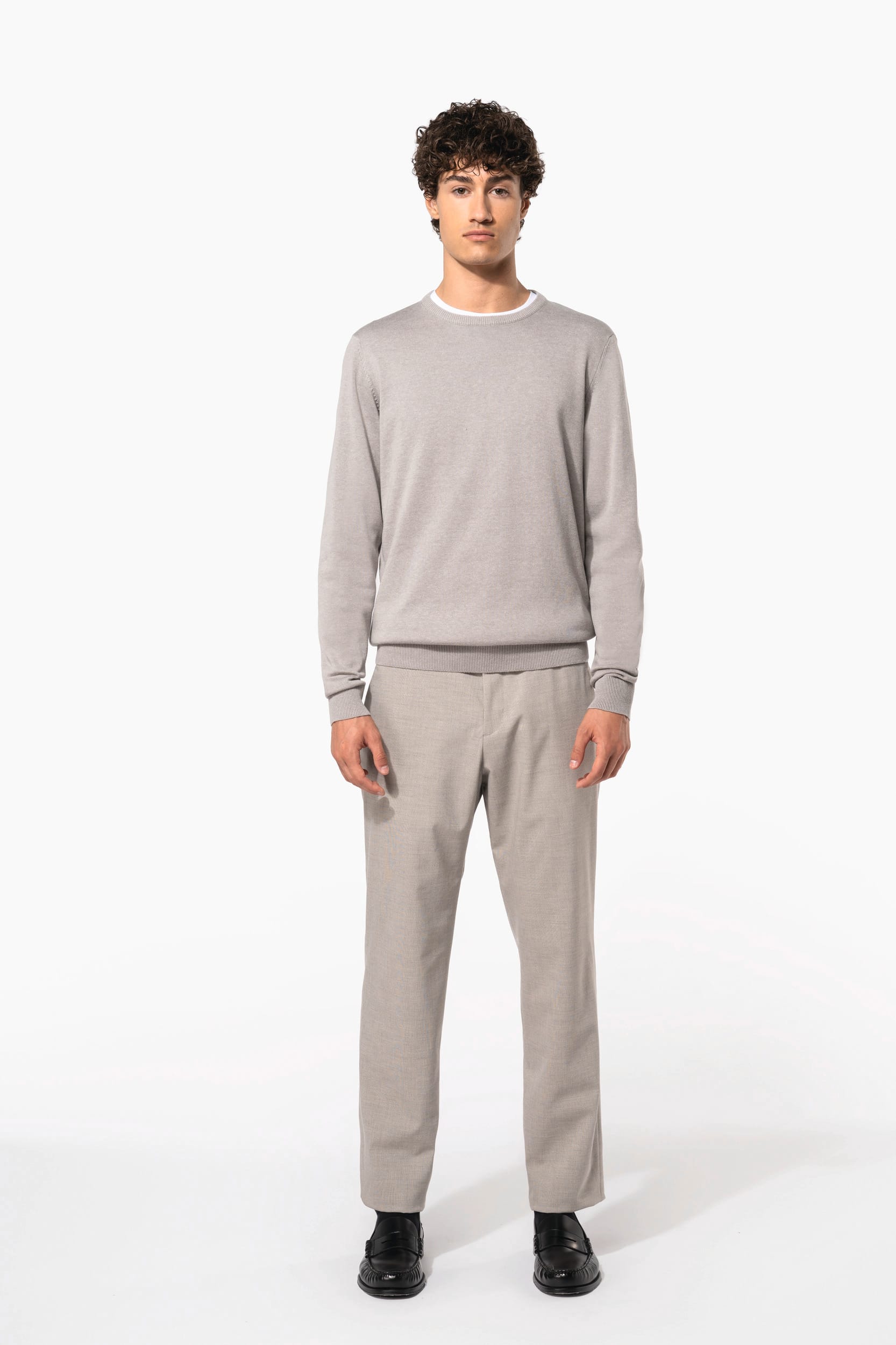 Camisola de homem decote redondo