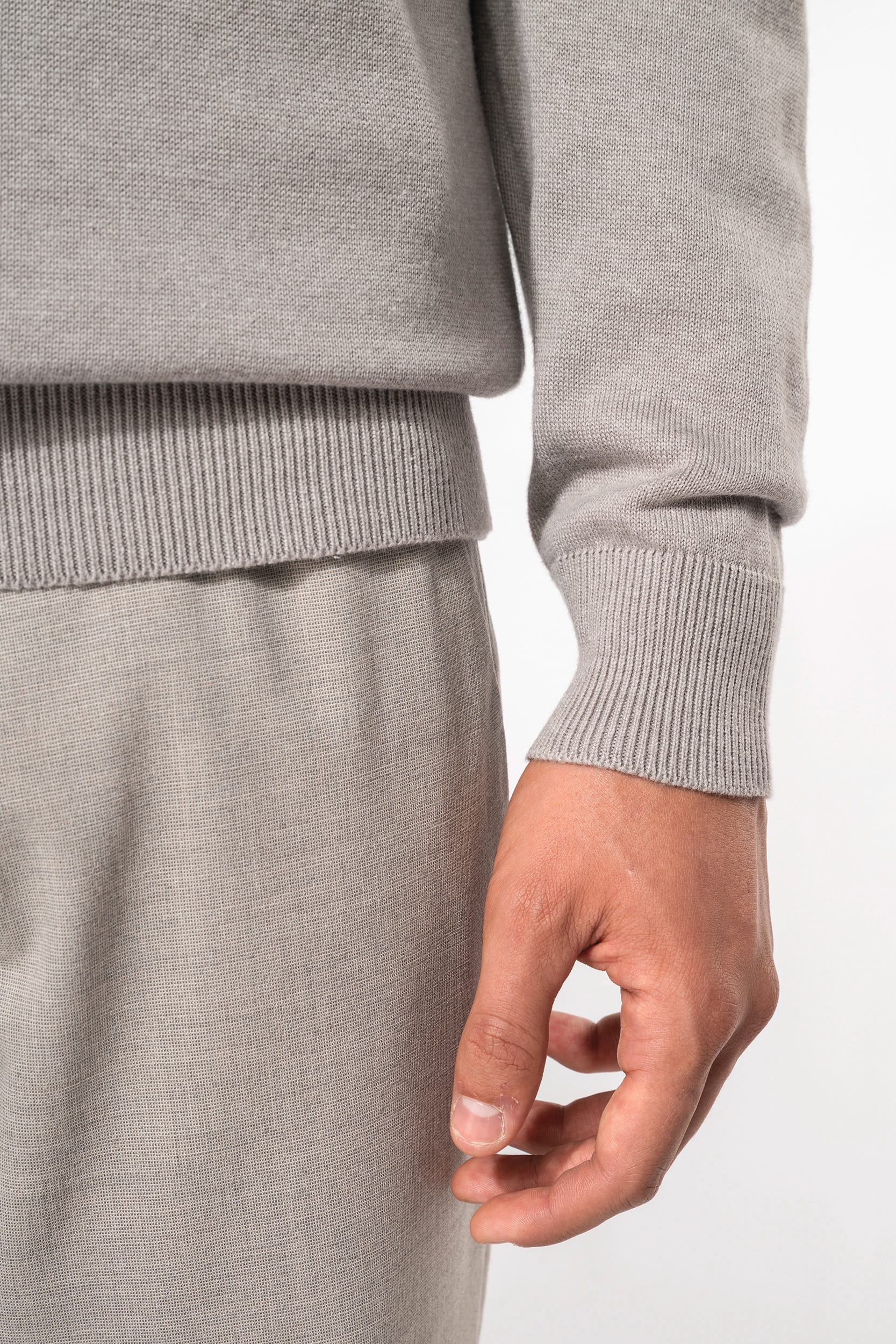 Camisola de homem decote redondo