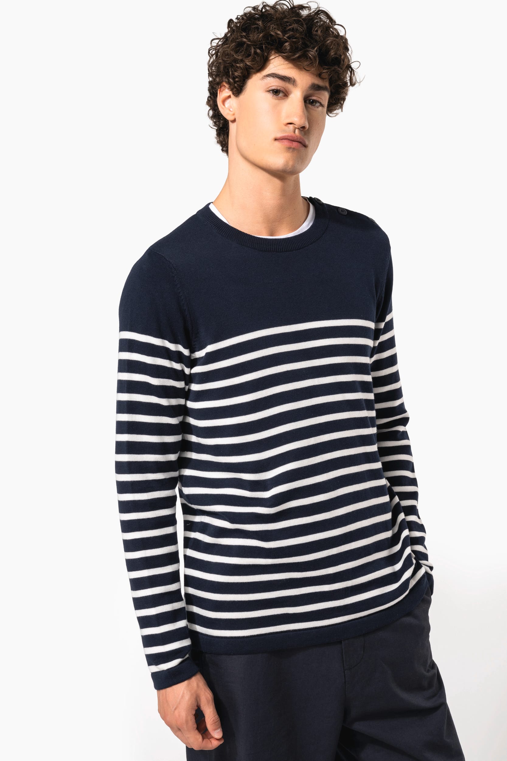 Kariban Men's sailor jumper