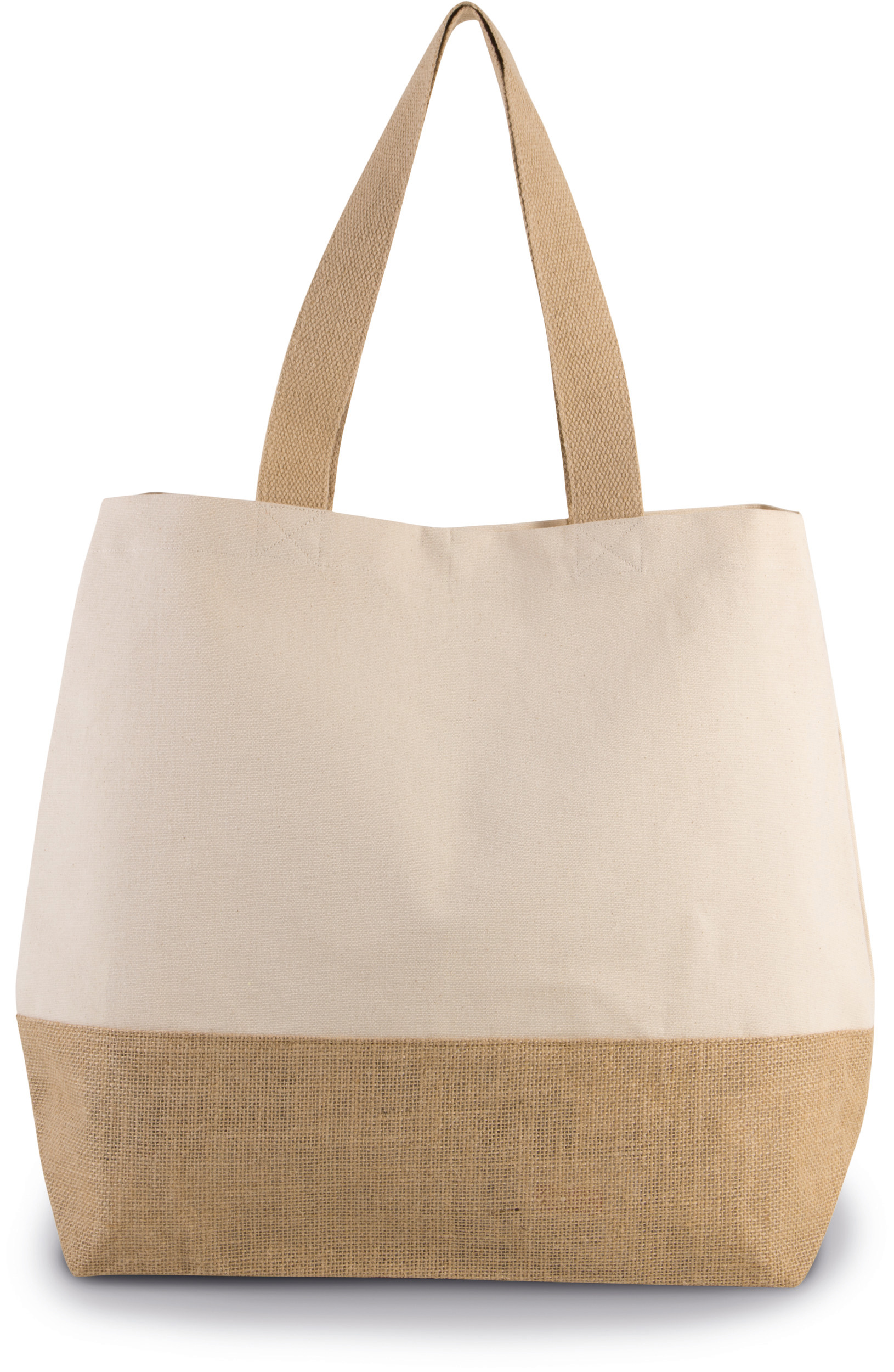 Shopper van jute- & katoencanvas
