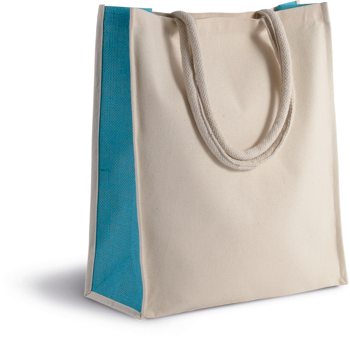 Shopper van katoen/jute - 23 L