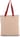 FLAT CANVAS SHOPPER WITH CONTRAST HANDLE