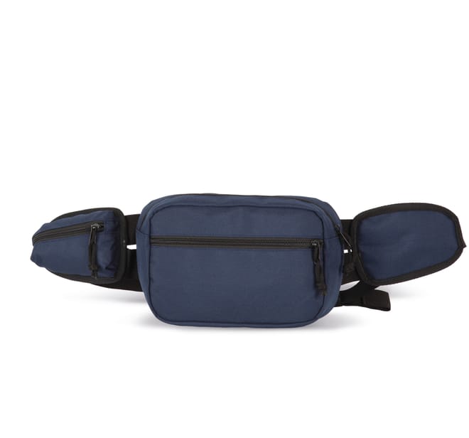 Marsupio grande con pochette laterale reciclato