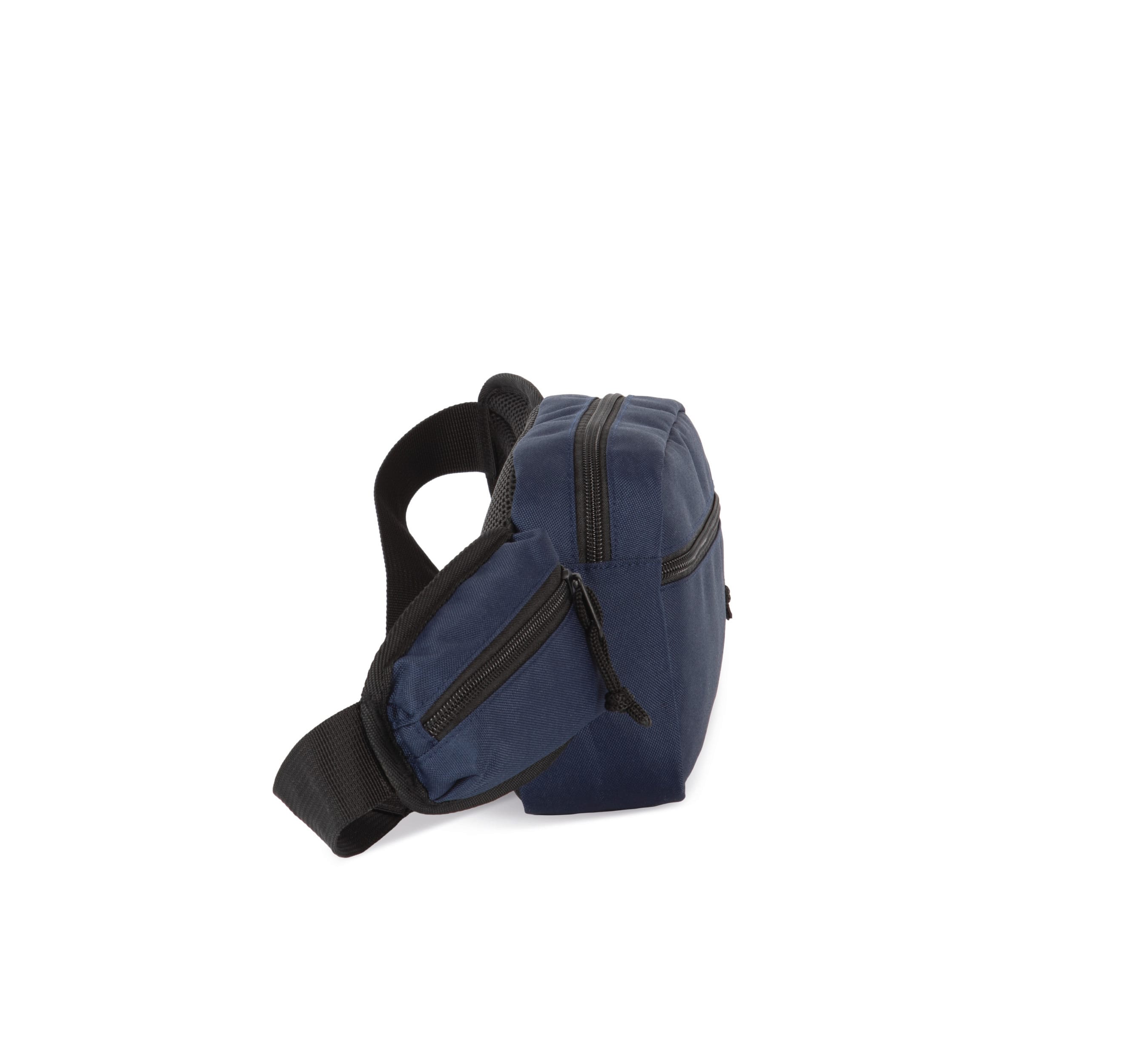 Bolsa de cintura reciclada formato grande com bolso lateral