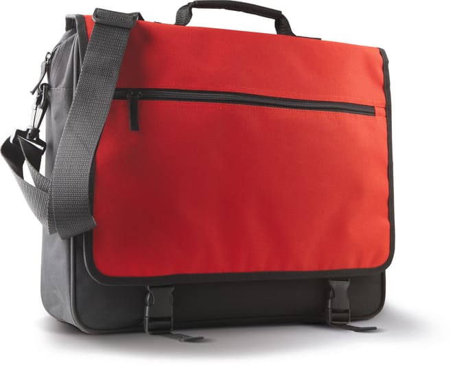 Document bag with front flap