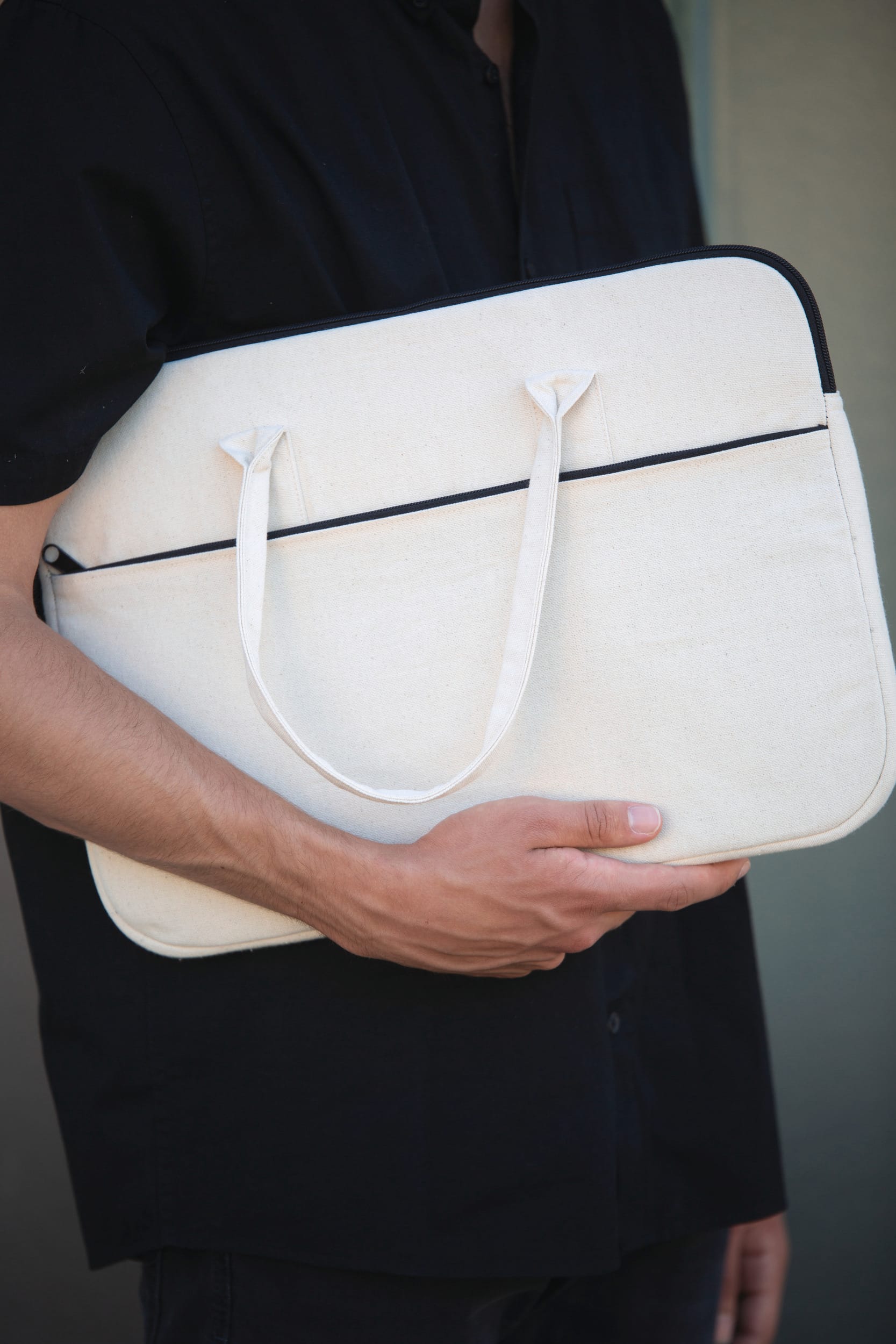 Saco acolchoado para tablet/documentos