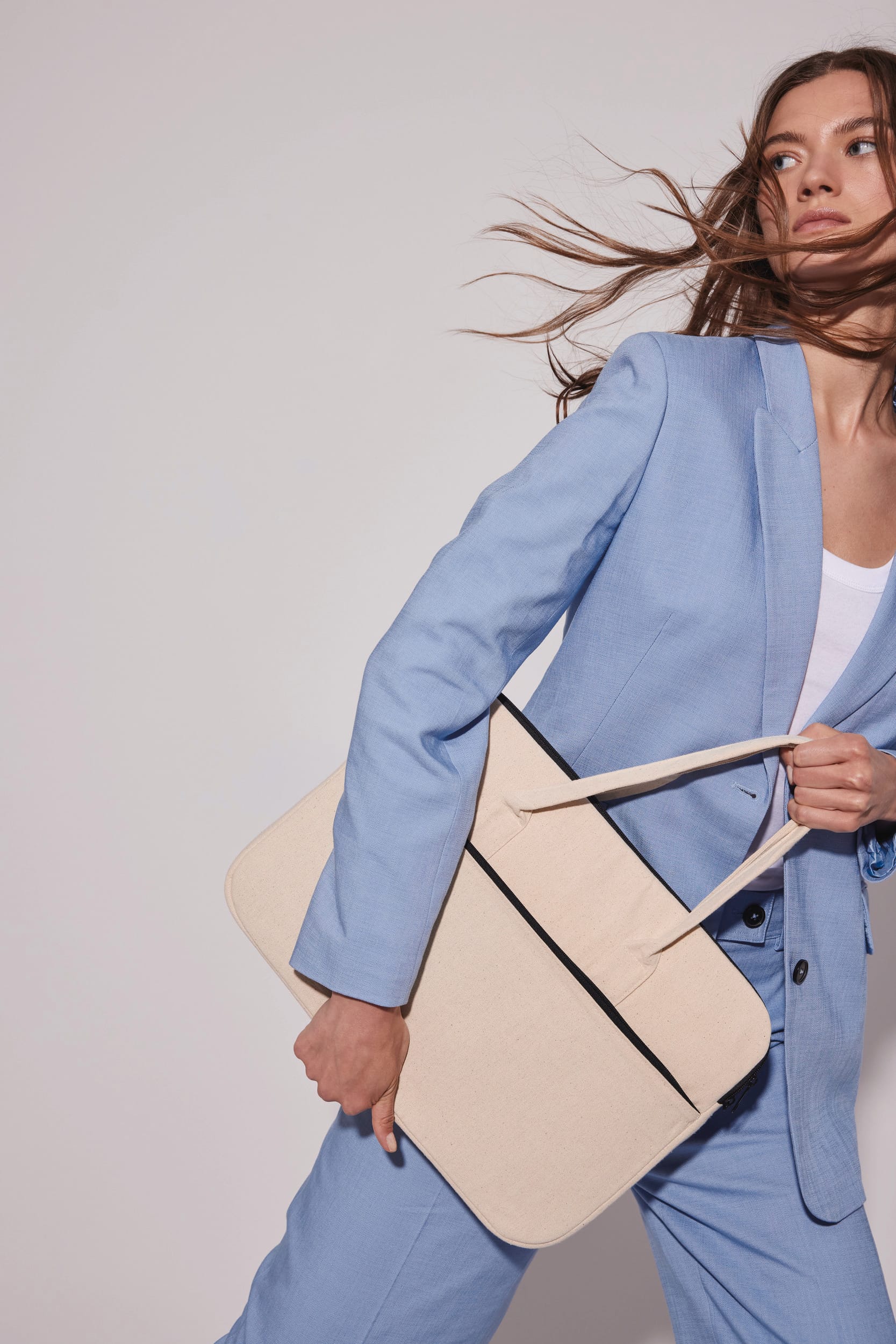 Saco acolchoado para tablet/documentos