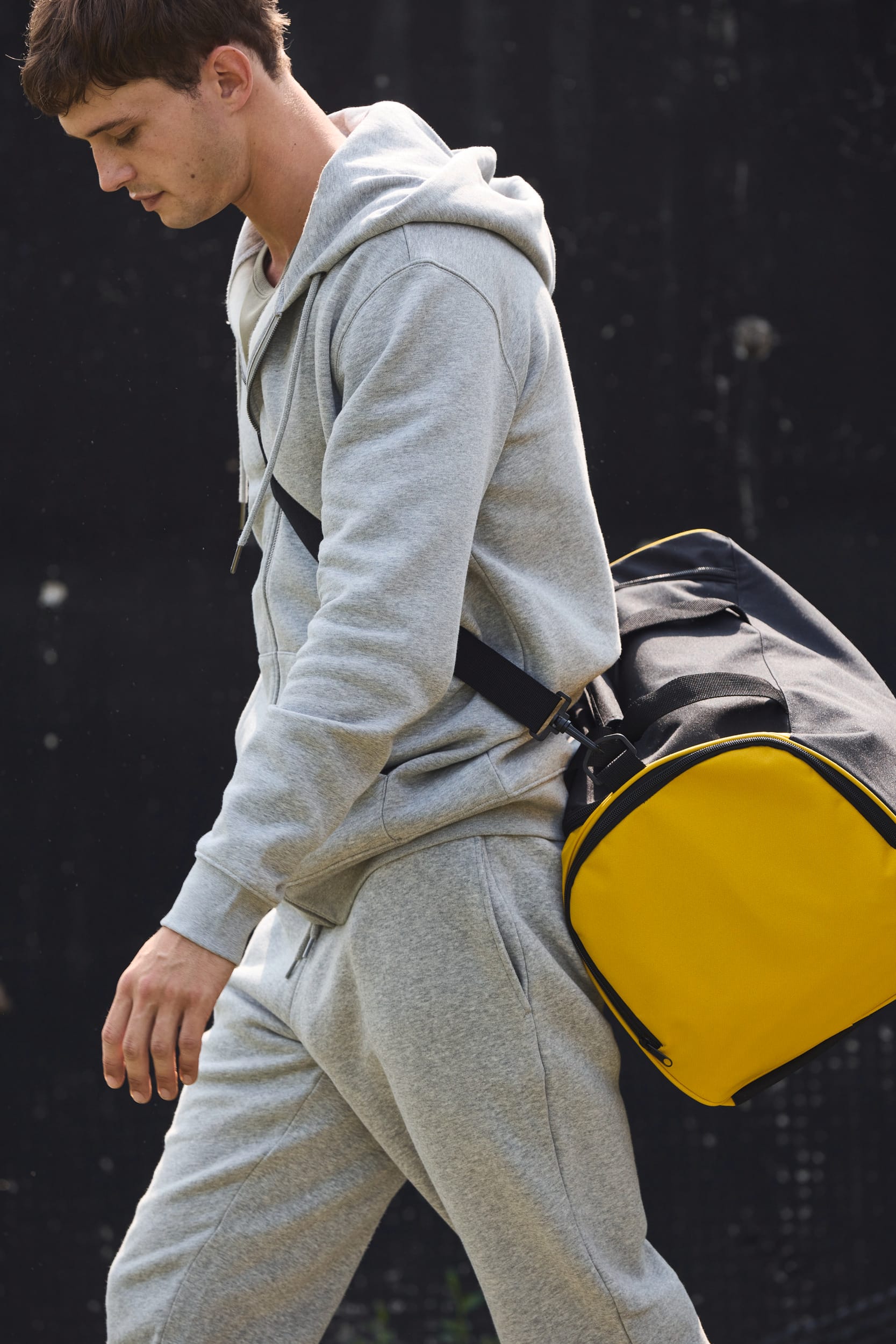 Saco de desporto bicolor