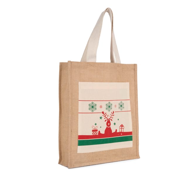 Bolsa sopper con motivos navideños
