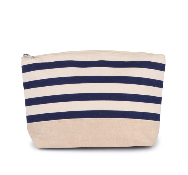 Pochette per accessori con stampa a motivo marinaro