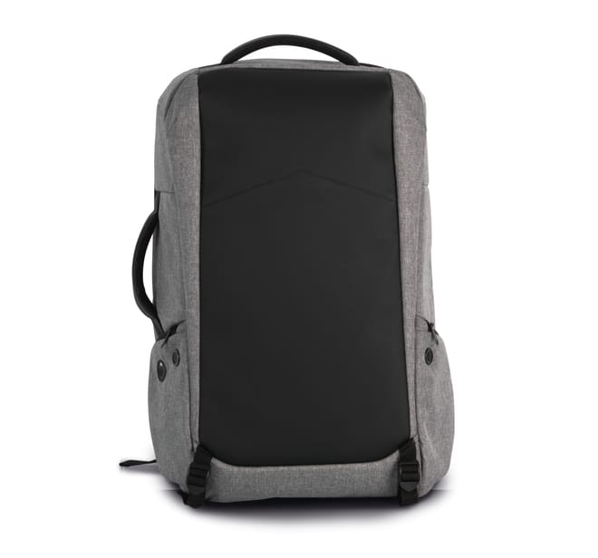 Diebstahlschutz-Rucksack aus Polyester.