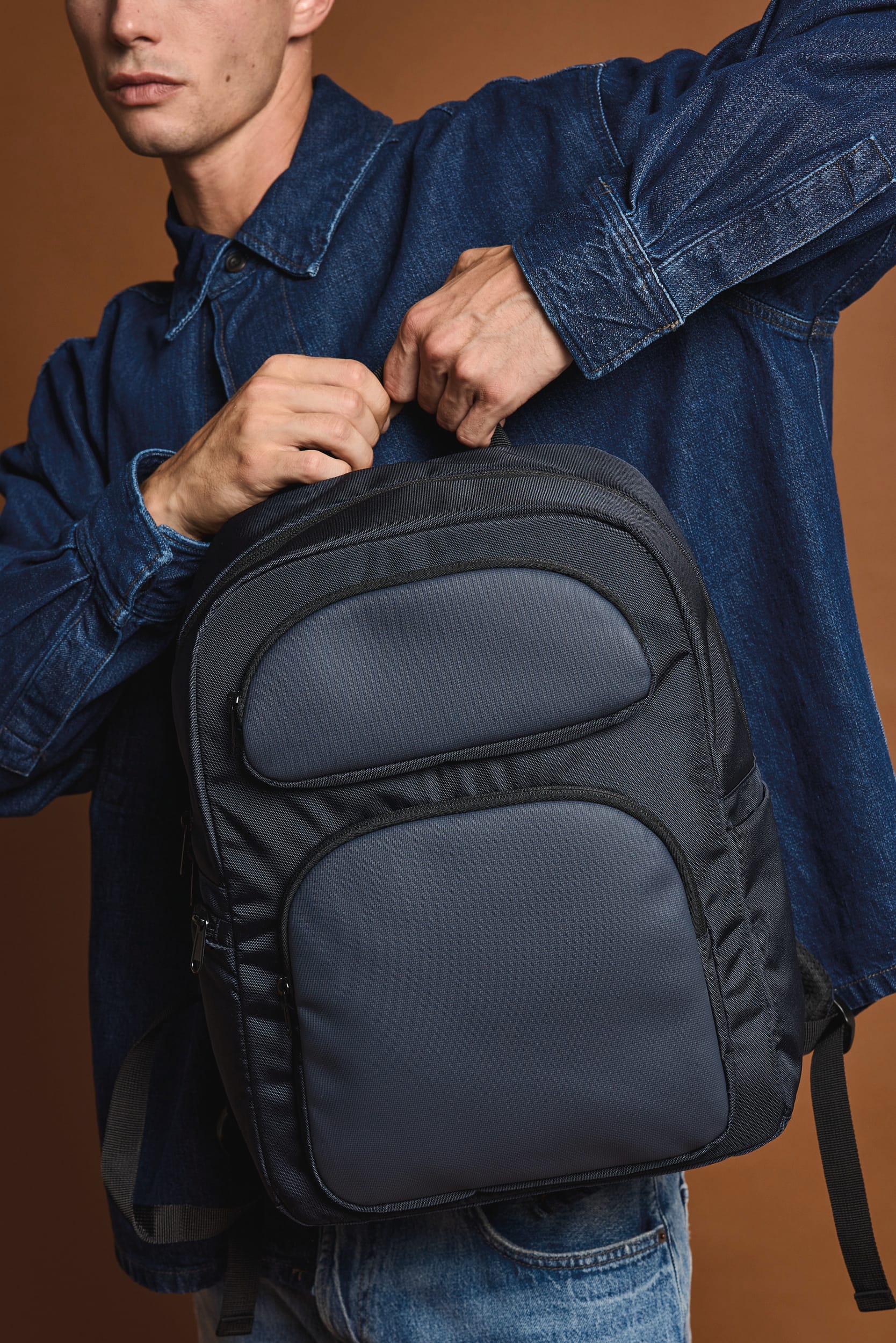 Mochila business com compartimento para computador portátil