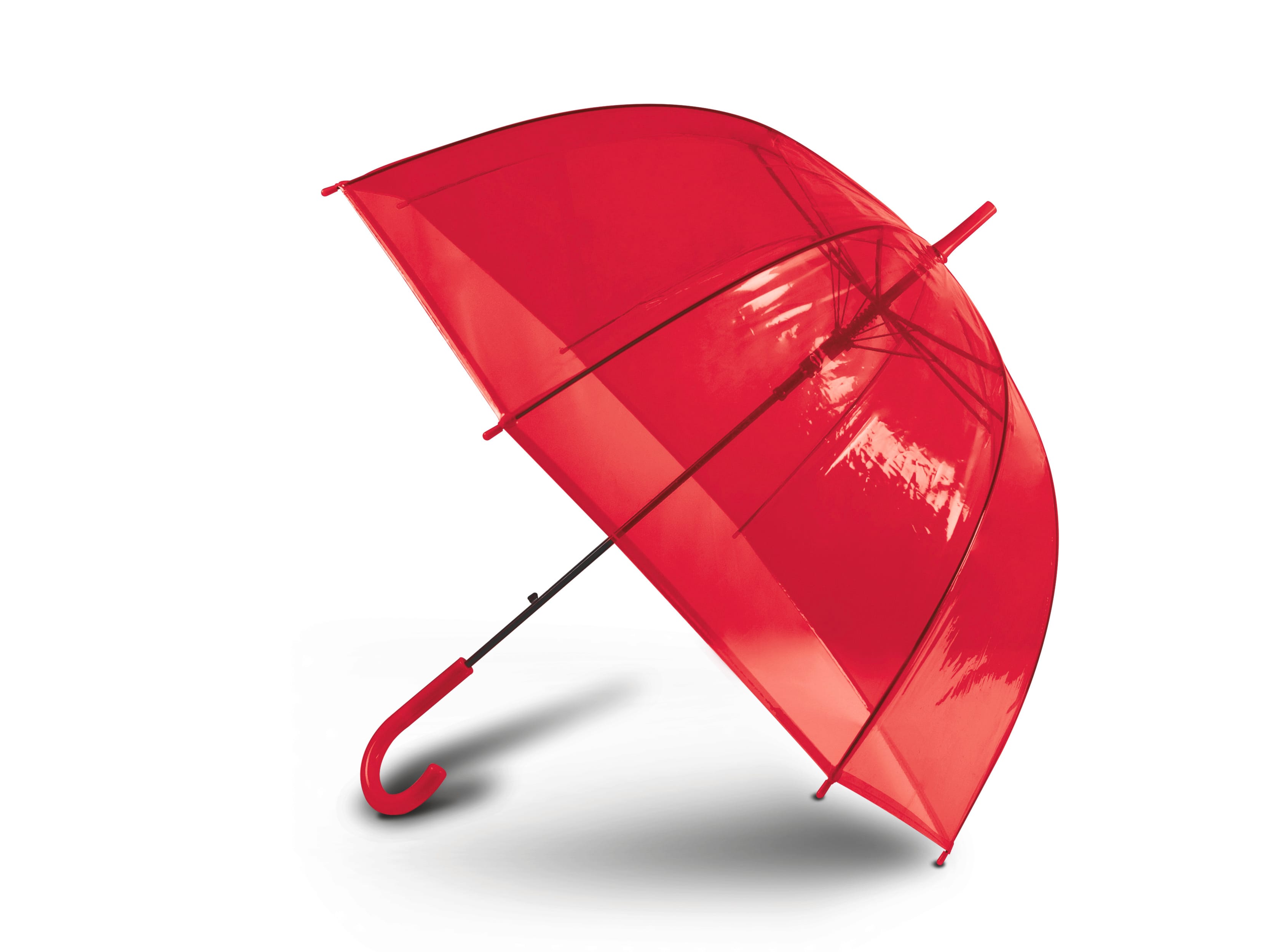 Chapéu-de-chuva transparente