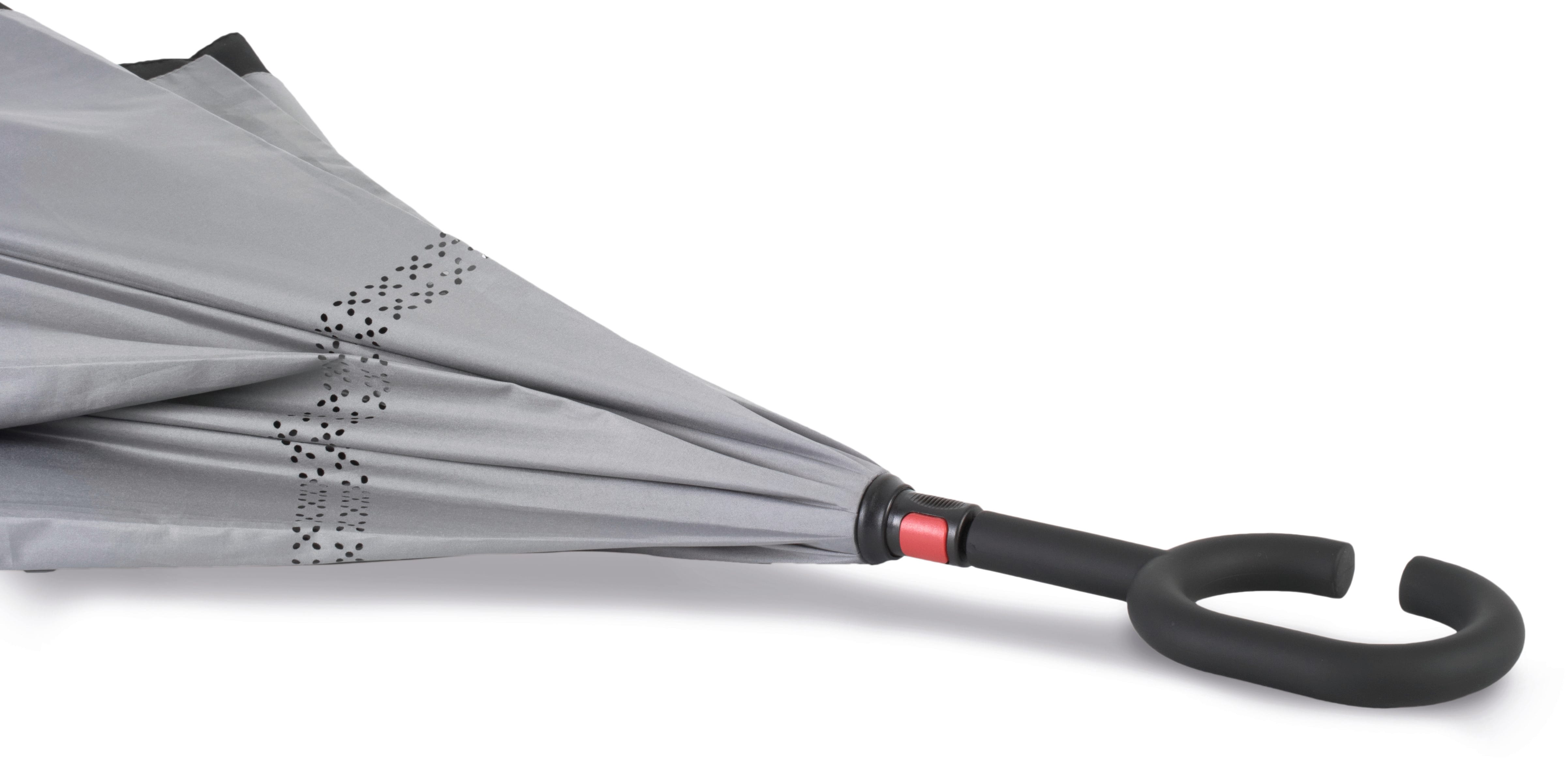 Parapluie inversé mains libres