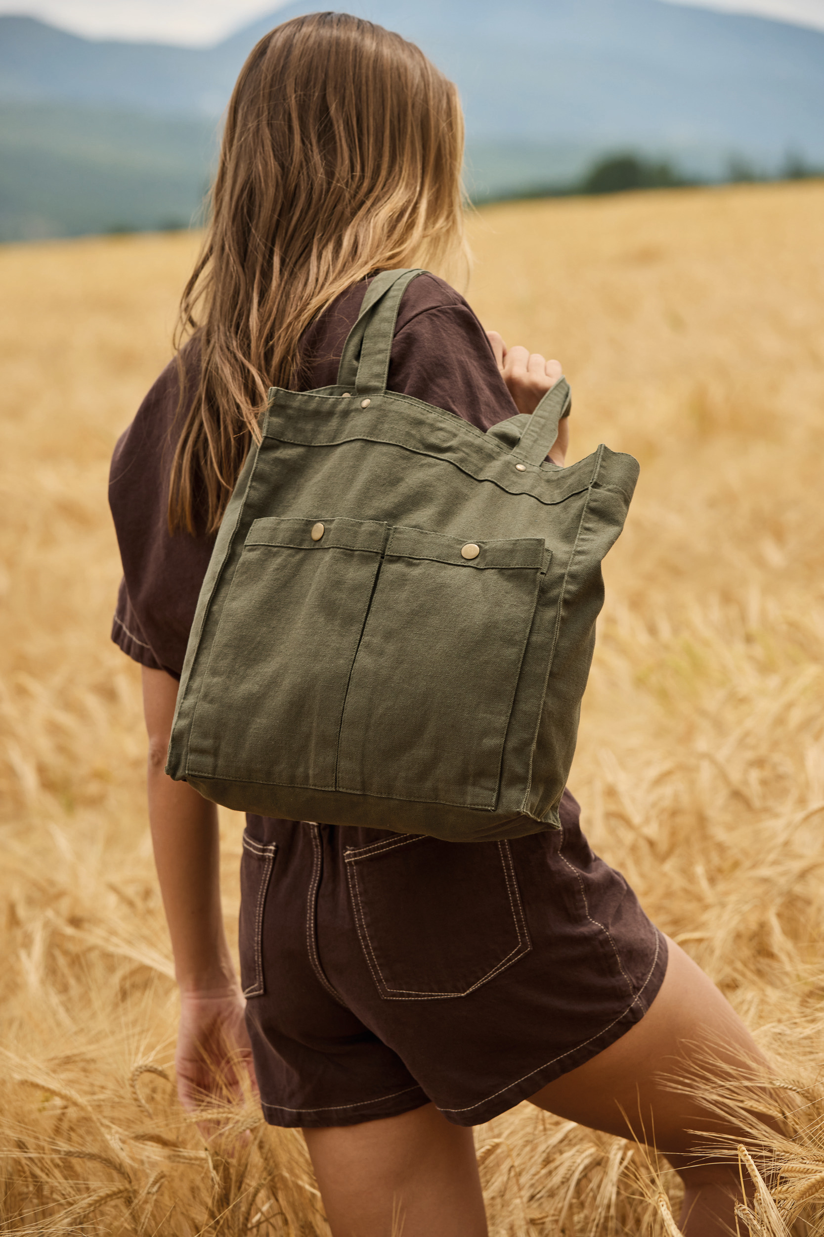 Tas met dubbel voorvak