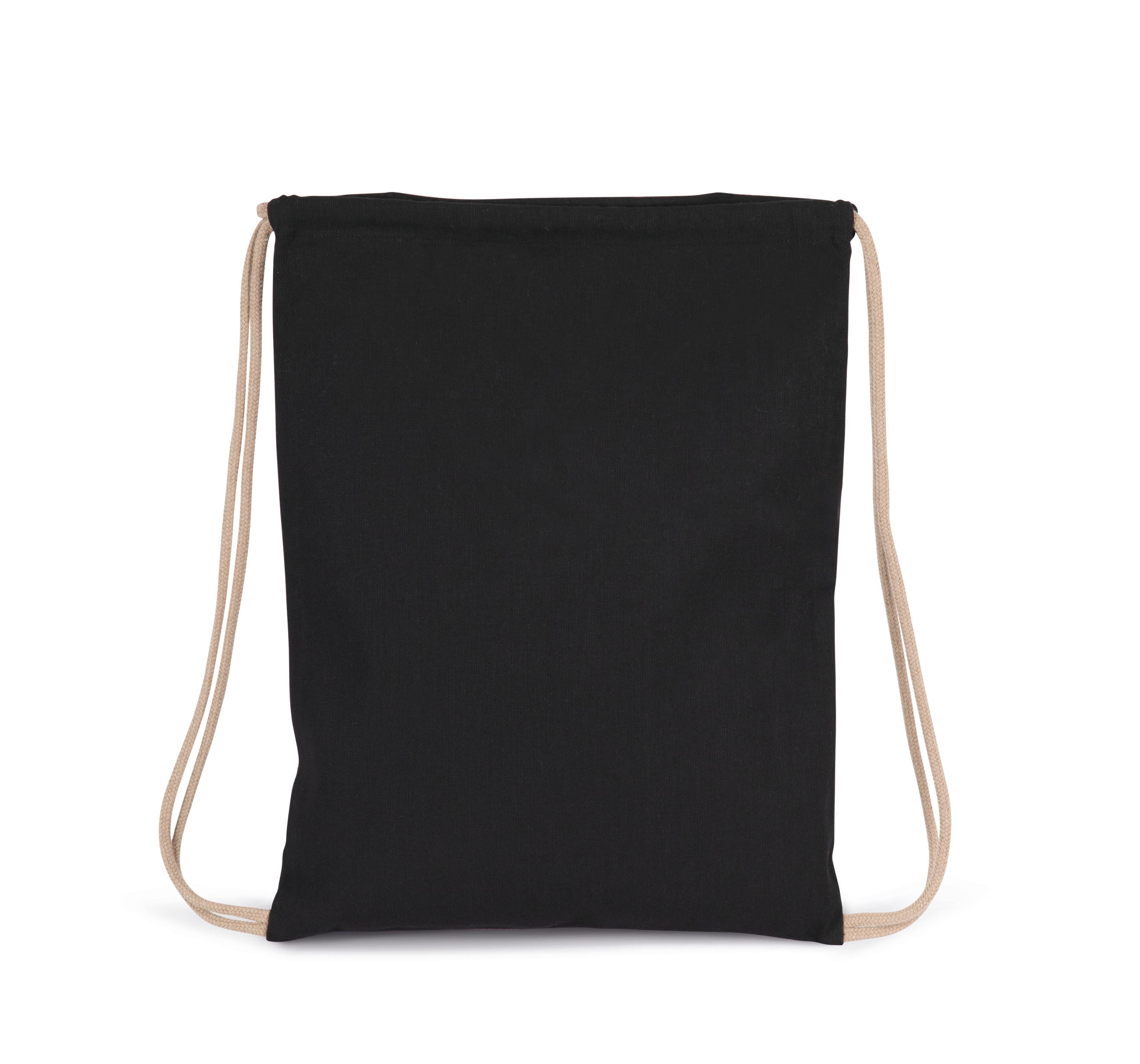 Saco em material reciclado com cordão de ajuste