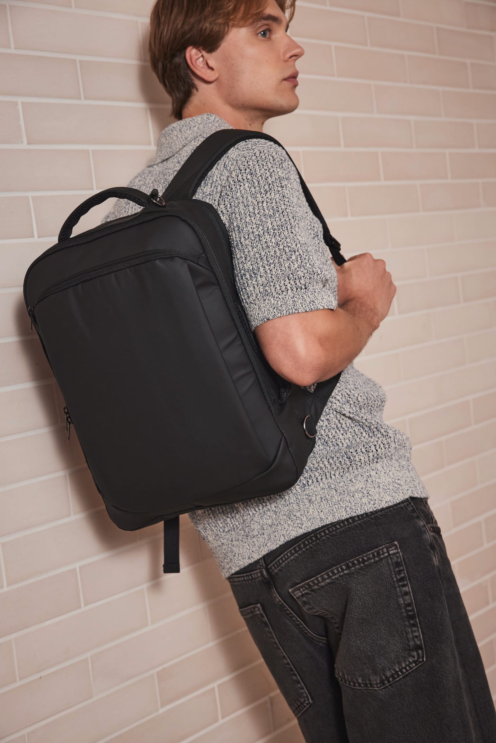 Businessrugzak met laptop-en documentenvak Kialma by k-loop