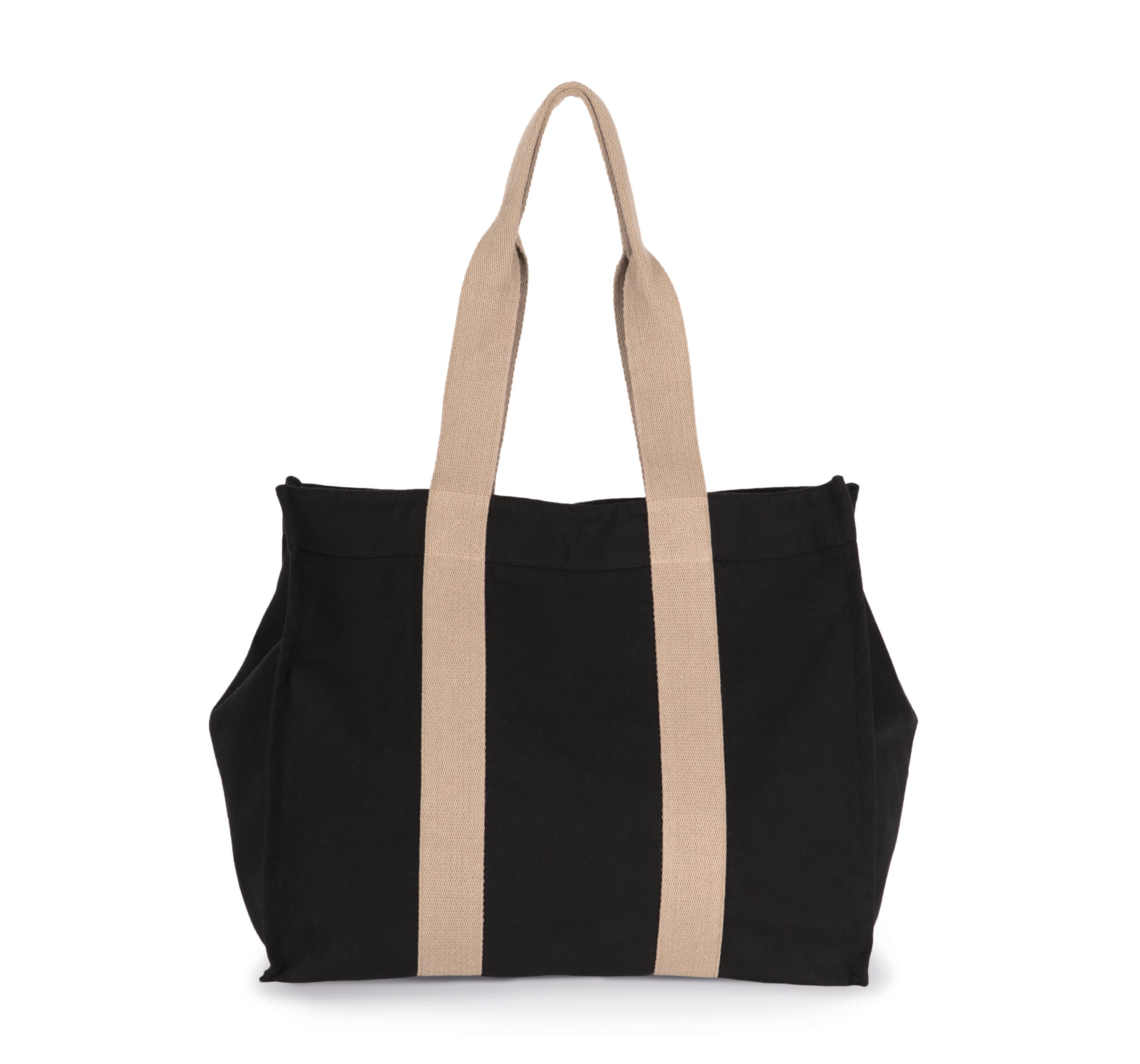 Grand sac shopping à soufflet recyclé