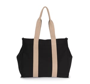 Grote, gerecyclede shopper met plooi