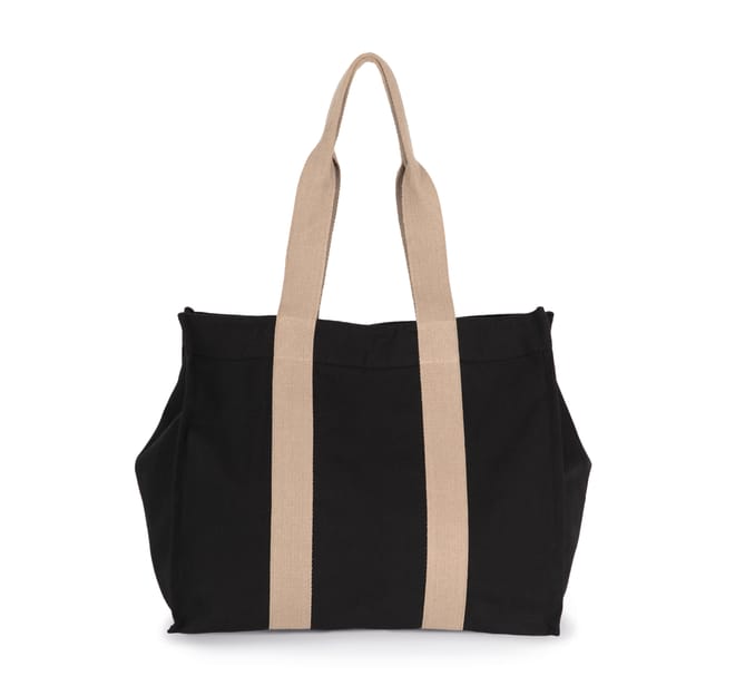 Large recycled gusseted shopping bag