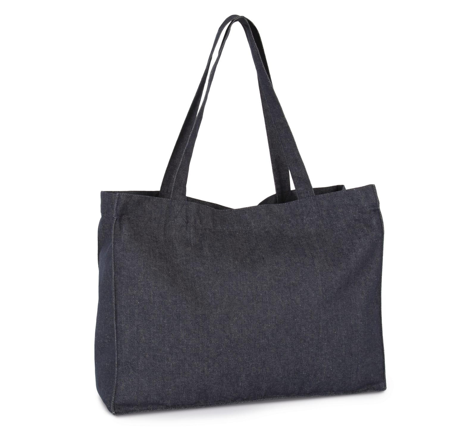Grote shopper van denim