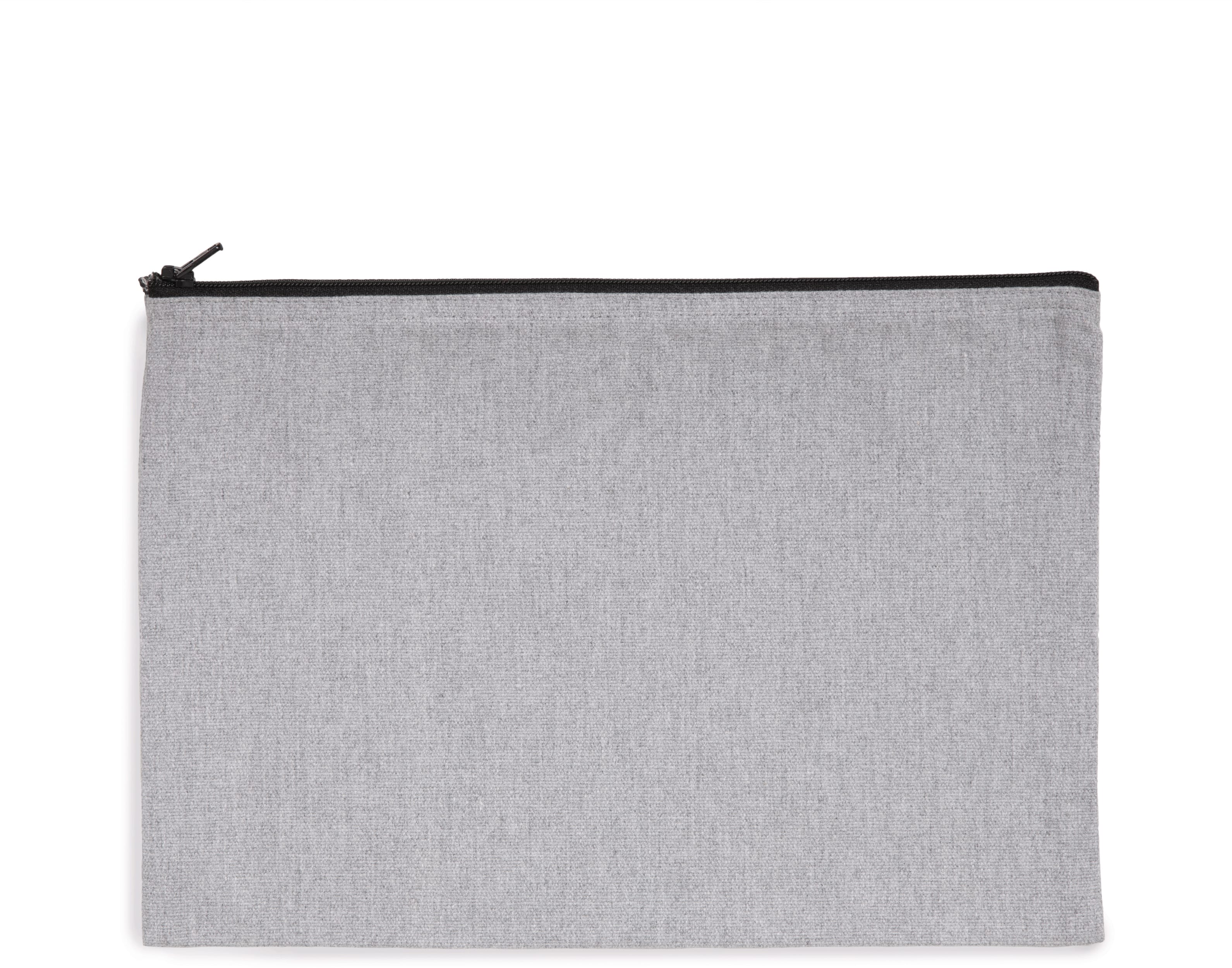 Bolsa/Pochette com fecho em material reciclado