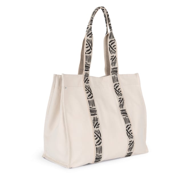 Large recycled gusseted shopping 