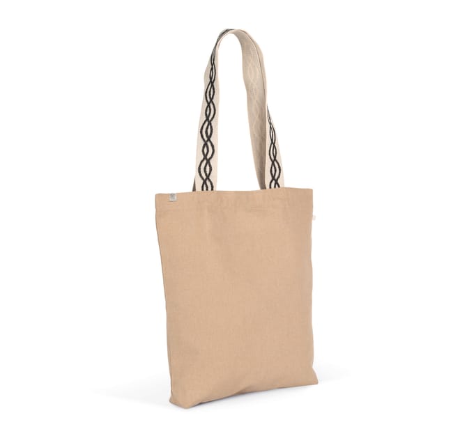 Recycled flat-bottom shopping bag