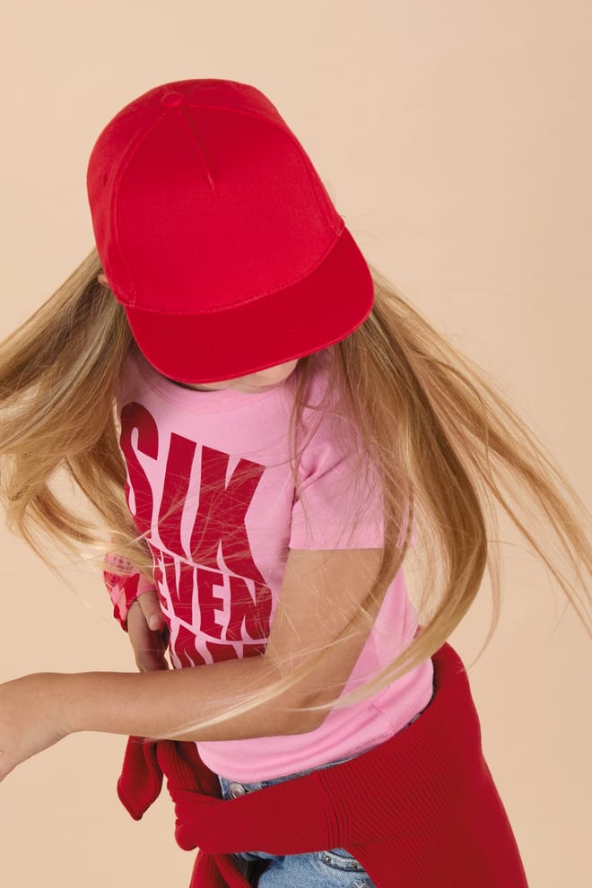 Cappellino bambino snapback - 5 pannelli 