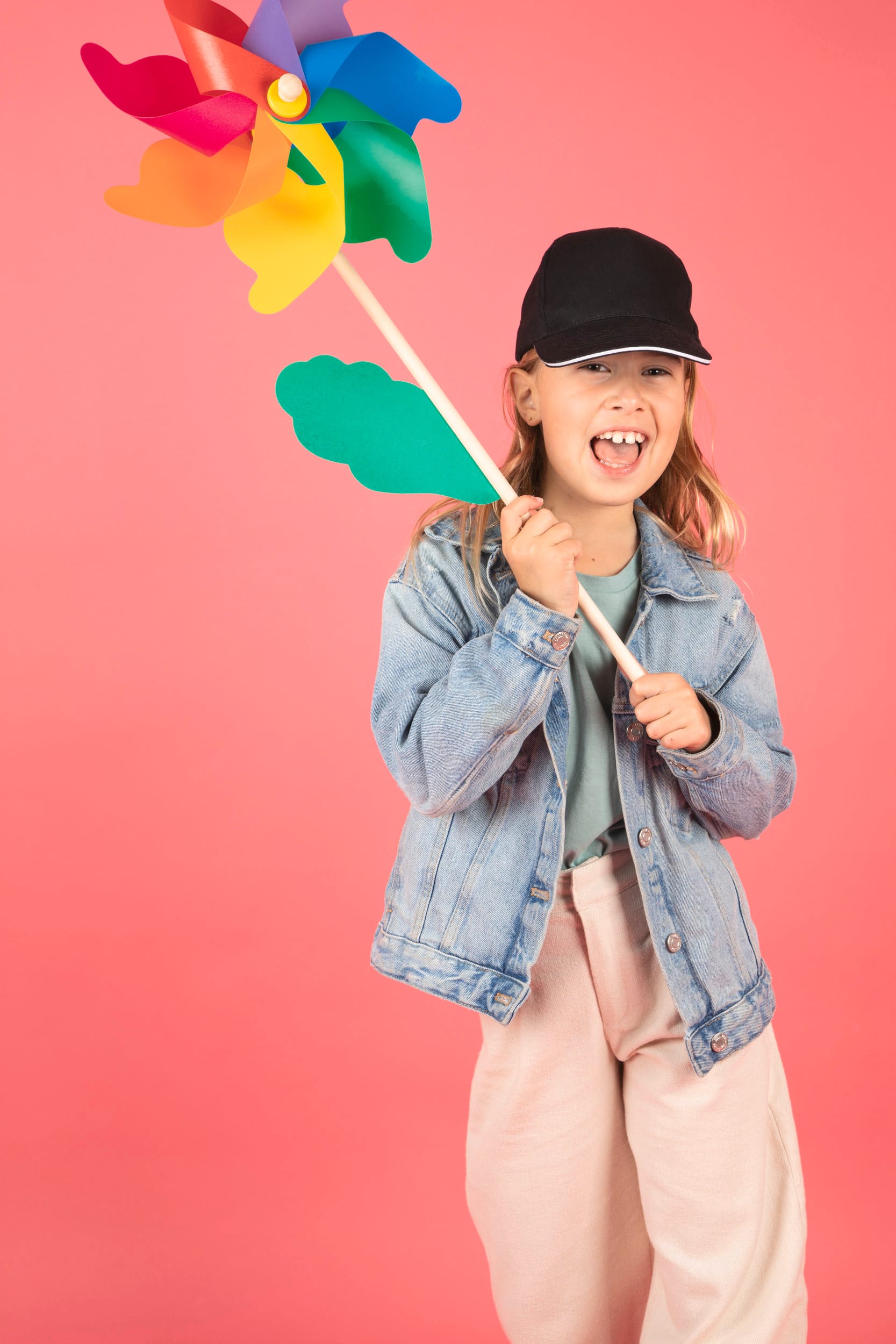 Casquette enfant avec sandwich contrasté – 5 panneaux - Image 4